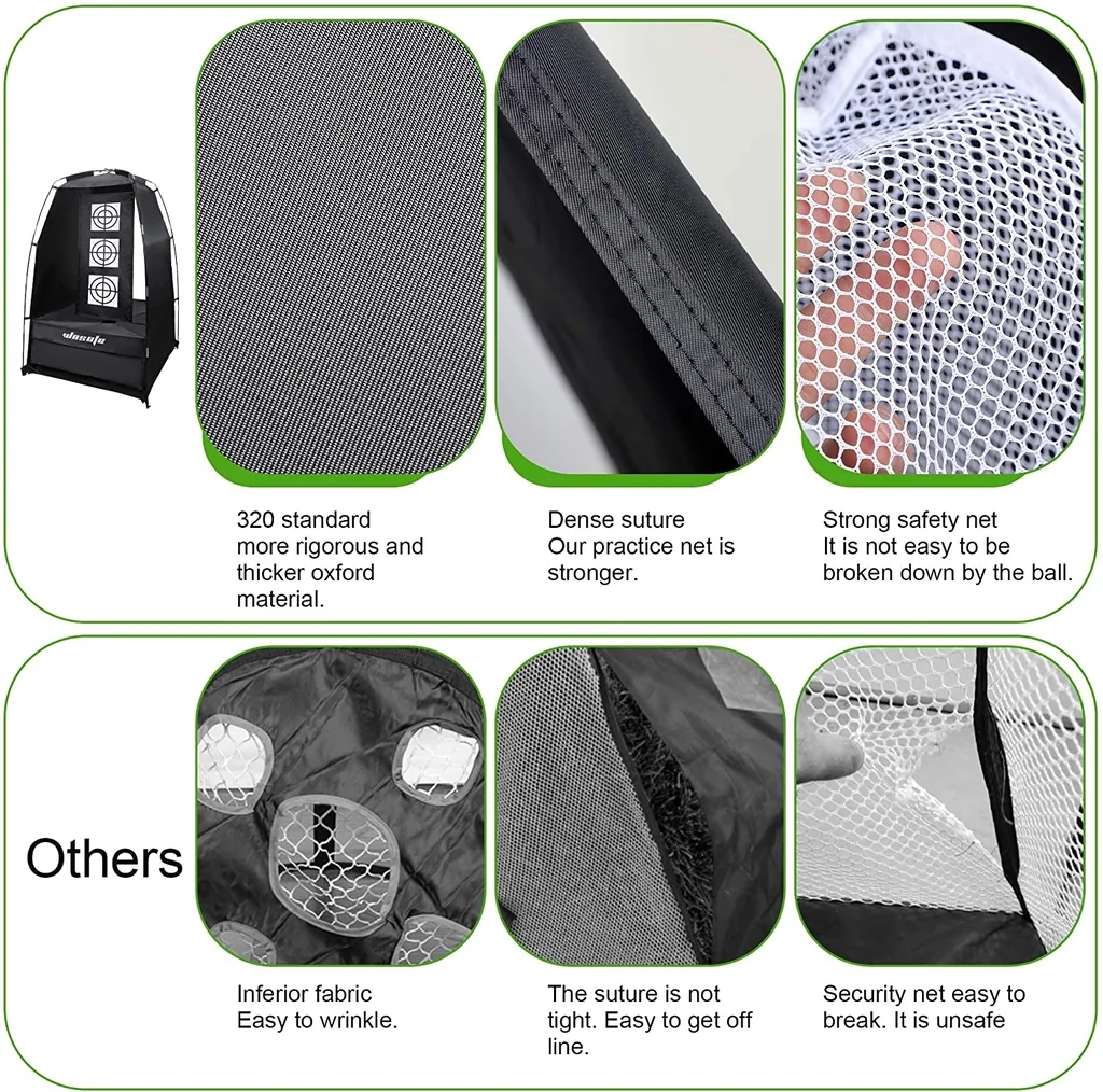 Golf Practice Net ตาข่ายฝึกซ้อมกอล์ฟ พร้อมระบบตีกลับ รหัสสินค้า WS-N0003 (ไม่รวมพรม NO MAT ) มีเป้าให้ 2 แบบ สามารถฝึกซ้อมได้หลากหลาย Golf Practice Net ตาข่ายฝึกซ้อมกอล์ฟ พร้อมระบบตีกลับ รหัสสินค้า WS-N0003 (ไม่รวมพรม NO MAT ) มีเป้าให้ 2 แบบ สามารถฝึกซ้อมได้หลากหลาย