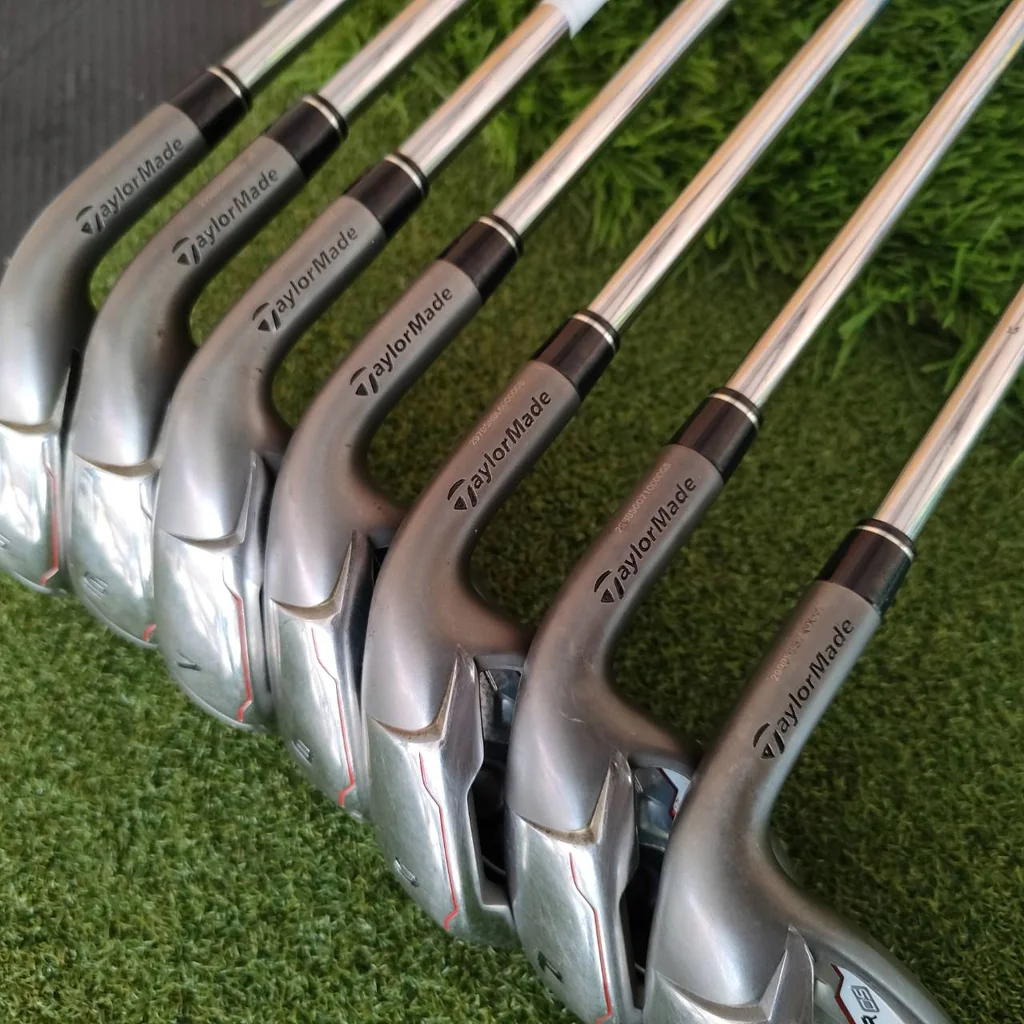 ชุดเหล็ก TAYLORMADE BURNER OS มีเหล็ก 5- 9 PW SW AW ครบเลย ใบใหญ่เน้นตีง่าย เพิ่มระยะกว่าทุกซีรี่ ก้านเหล็ก Taylormade TK FLEX R สภาพสวยมาก เดิมๆทั้งชุดครับ ชุดเหล็ก TAYLORMADE BURNER OS มีเหล็ก 5- 9 PW SW AW ครบเลย ใบใหญ่เน้นตีง่าย เพิ่มระยะกว่าทุกซีรี่ ก้านเหล็ก Taylormade TK FLEX R สภาพสวยมาก เดิมๆทั้งชุดครับ