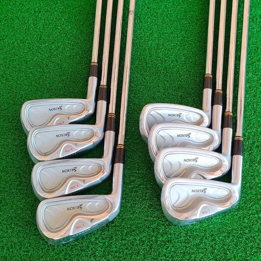 **ไม้กอล์ฟมือซ้าย** ชุดเหล็ก SRIXON I-506 มีเหล็ก3-9 เเละ PW **เหล็ก 3 จะเป็นก้าน DYNAMIC GOLD S300 ** 4 - PW จะใส่ก้าน CALLAWAY N.S.PRO 950 GH FLEX R น้ำหนักเบา 95 กรัม เท่านั้น เหล็ก FORGED พรีเมี่ยมญี่ปุ่น **ไม้กอล์ฟมือซ้าย** ชุดเหล็ก SRIXON I-506 มีเหล็ก3-9 เเละ PW **เหล็ก 3 จะเป็นก้าน DYNAMIC GOLD S300 ** 4 - PW จะใส่ก้าน CALLAWAY N.S.PRO 950 GH FLEX R น้ำหนักเบา 95 กรัม เท่านั้น เหล็ก FORGED พรีเมี่ยมญี่ปุ่น