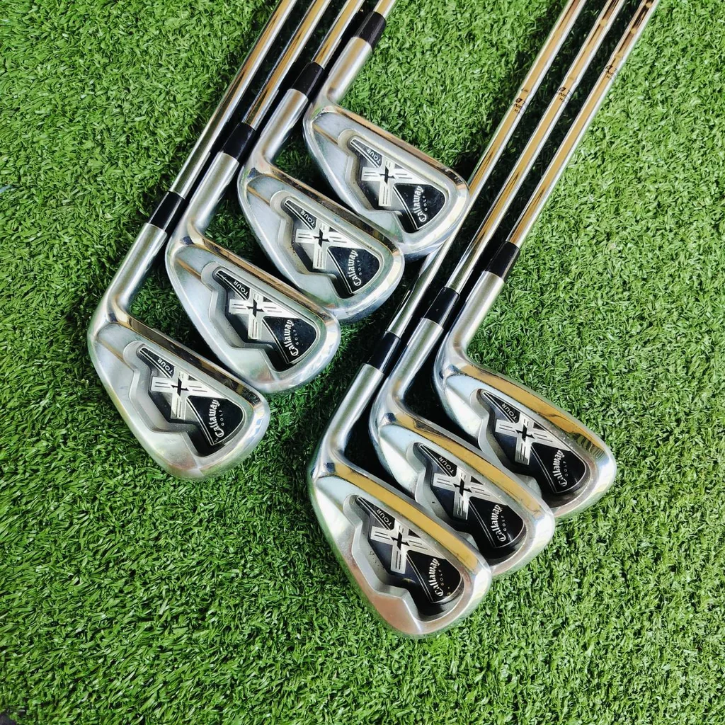 ชุดเหล็ก Callaway X-TOUR เป็นชุดเหล็ก FORGED สุดมันส์ ตีทั้งนุ่มนวลและคม แต่พิเศษมาก โดยมี CAVITY ที่ลึก ตีง่่ายมากๆ และใบไม่ใหญ่ด้วยค่ะ ครบเครื่องมาก ไม้กอล์ฟพรีเมี่ยมมือสอง ของแท้ By NakaraLuxurious ชุดเหล็ก Callaway X-TOUR เป็นชุดเหล็ก FORGED สุดมันส์ ตีทั้งนุ่มนวลและคม แต่พิเศษมาก โดยมี CAVITY ที่ลึก ตีง่่ายมากๆ และใบไม่ใหญ่ด้วยค่ะ ครบเครื่องมาก ไม้กอล์ฟพรีเมี่ยมมือสอง ของแท้ By NakaraLuxurious