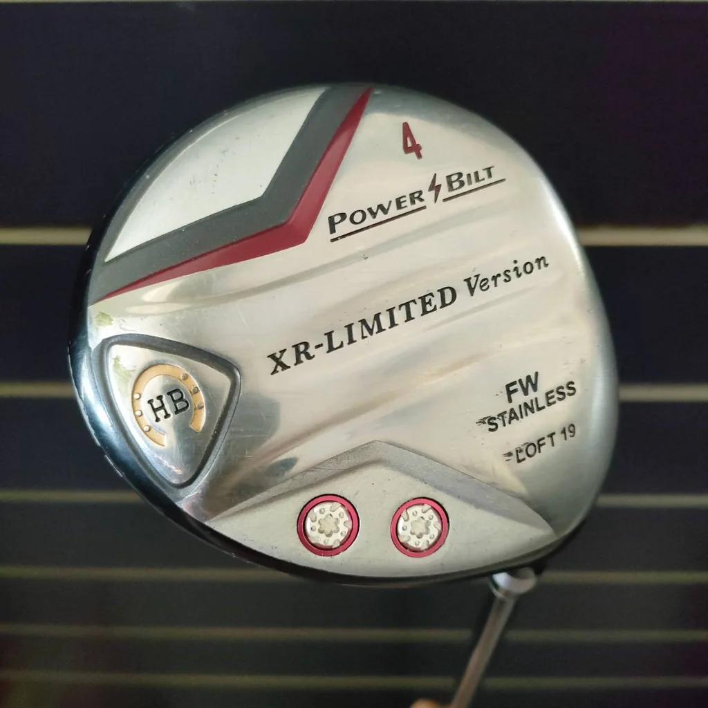 FW4 POWER BILT XR- LIMITED VERSION องศา 19 ก้าน POWER BILT SYSTEM 60 FLEX S หัวแบนใหญ่ ตีง่ายอย่างมาก ไม้กอล์ฟพรีเมี่ยมมือสอง ของแท้ By NakaraLuxurious FW4 POWER BILT XR- LIMITED VERSION องศา 19 ก้าน POWER BILT SYSTEM 60 FLEX S หัวแบนใหญ่ ตีง่ายอย่างมาก ไม้กอล์ฟพรีเมี่ยมมือสอง ของแท้ By NakaraLuxurious