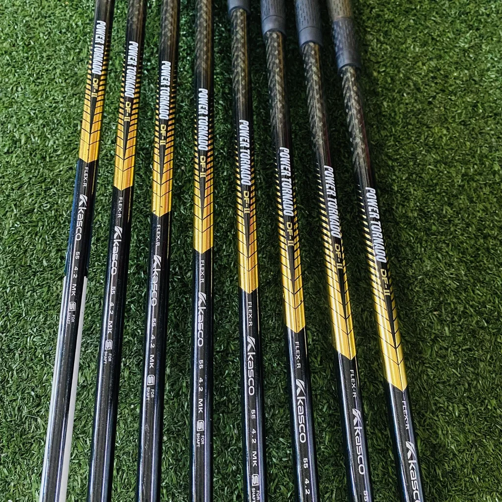 ชุดเหล็ก KASCO POWERTORNADO DF-II (IRON SET 5, 6, 7, 8, 9, P, A, S) ก้านกราไฟต์เดิมๆ FLEX R💛🔥 ชุดเหล็ก KASCO POWERTORNADO DF-II (IRON SET 5, 6, 7, 8, 9, P, A, S) ก้านกราไฟต์เดิมๆ FLEX R💛🔥