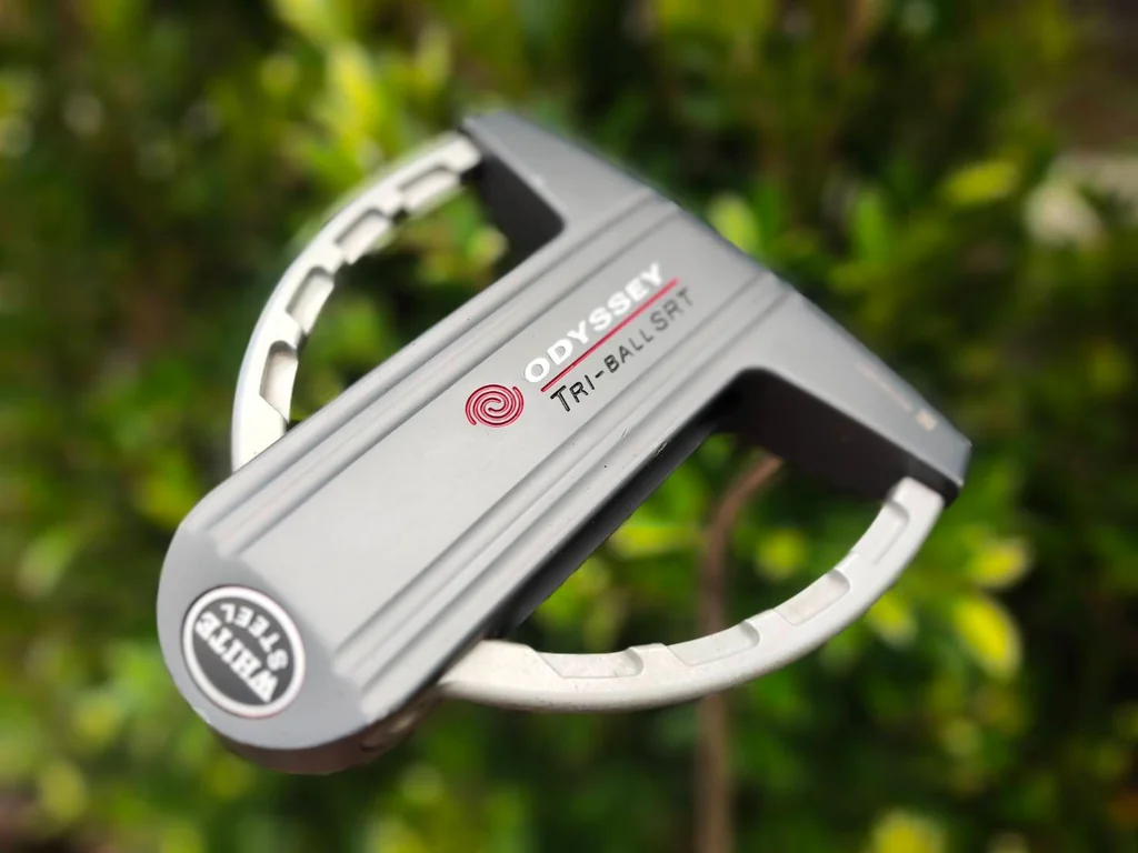PUTTER ODYSSEY TRI - BALL SRT WHITE STEEL สามบอล พัตง่ายขึ้น
