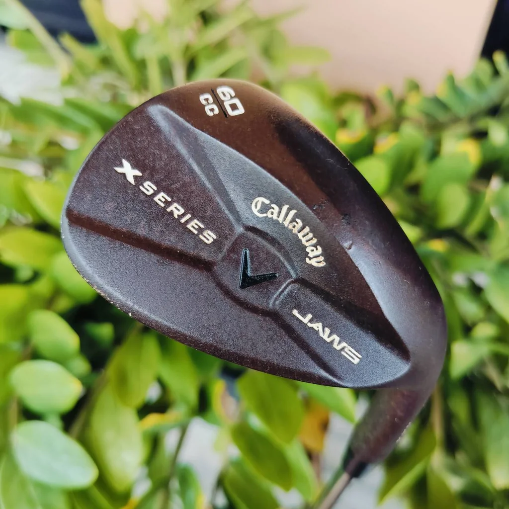 WEDGE Callaway JAWS X-SERIES องศา 60 cc BOUNCE 13 ระเบิดทรายดีมาก วัสดุ Forged พรีเมี่ยม คุณภาพสูงจัดๆ รุ่นสนิม ได้ฟีลลิ่ง ที่นุ่มนวลแบบจัดๆ และ ตกหยุดถอยๆเลยค่ะ ไม้กอล์ฟพรีเมี่ยมมือสอง ของแท้ By NakaraLuxurious WEDGE Callaway JAWS X-SERIES องศา 60 cc BOUNCE 13 ระเบิดทรายดีมาก วัสดุ Forged พรีเมี่ยม คุณภาพสูงจัดๆ รุ่นสนิม ได้ฟีลลิ่ง ที่นุ่มนวลแบบจัดๆ และ ตกหยุดถอยๆเลยค่ะ ไม้กอล์ฟพรีเมี่ยมมือสอง ของแท้ By NakaraLuxurious