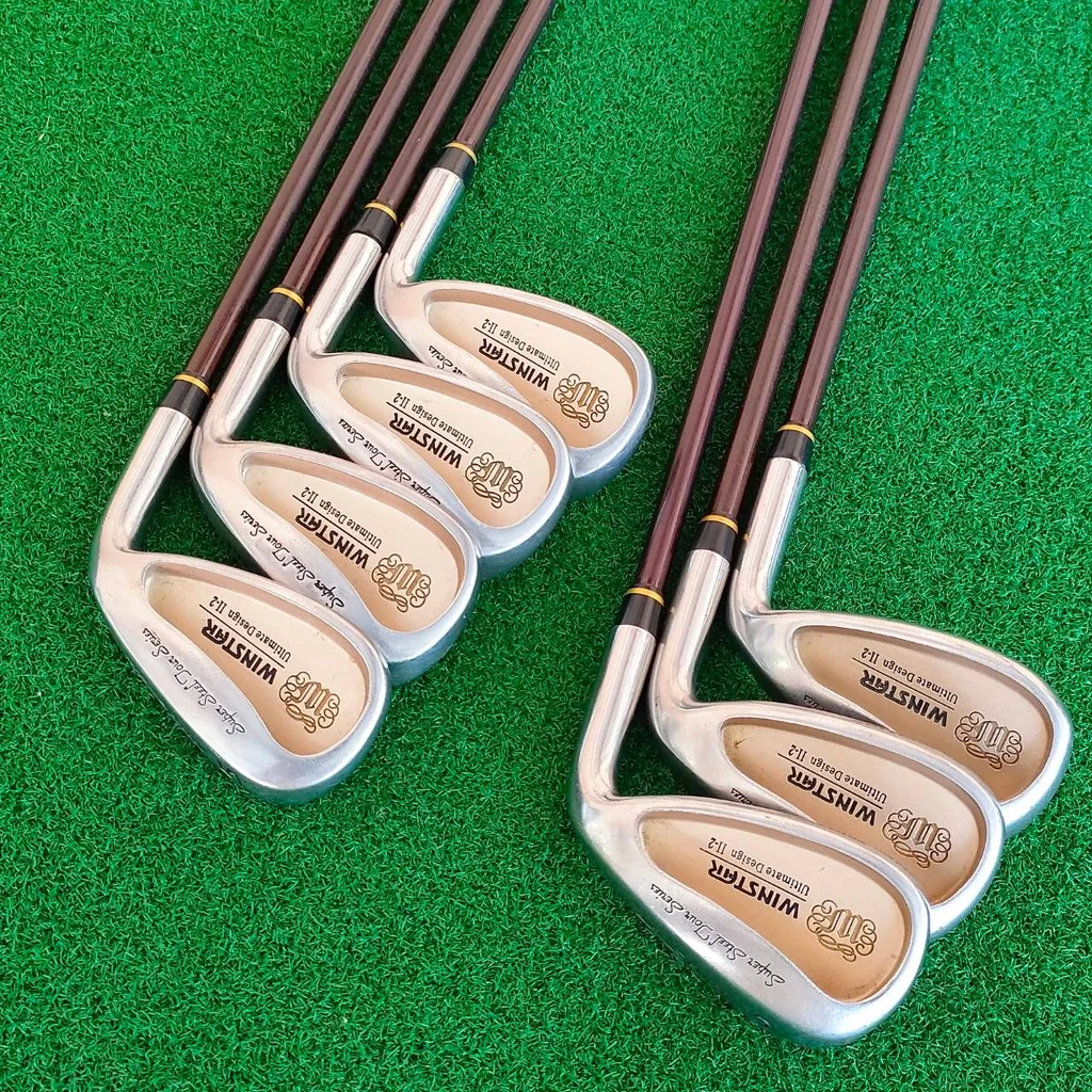 *** ไม้กอล์ฟสำหรับผู้หญิง *** ชุดเหล็ก WINSTAR ULTIMATE DESIGN II-2 มีเหล็ก 5-9 เเละ PW SW ก้าน WINSTAR FLEX L สวยพรีเมี่ยม ดิมๆทั้งชุด ตีง่าย ก้านเบา ระยะดีครับ *** ไม้กอล์ฟสำหรับผู้หญิง *** ชุดเหล็ก WINSTAR ULTIMATE DESIGN II-2 มีเหล็ก 5-9 เเละ PW SW ก้าน WINSTAR FLEX L สวยพรีเมี่ยม ดิมๆทั้งชุด ตีง่าย ก้านเบา ระยะดีครับ