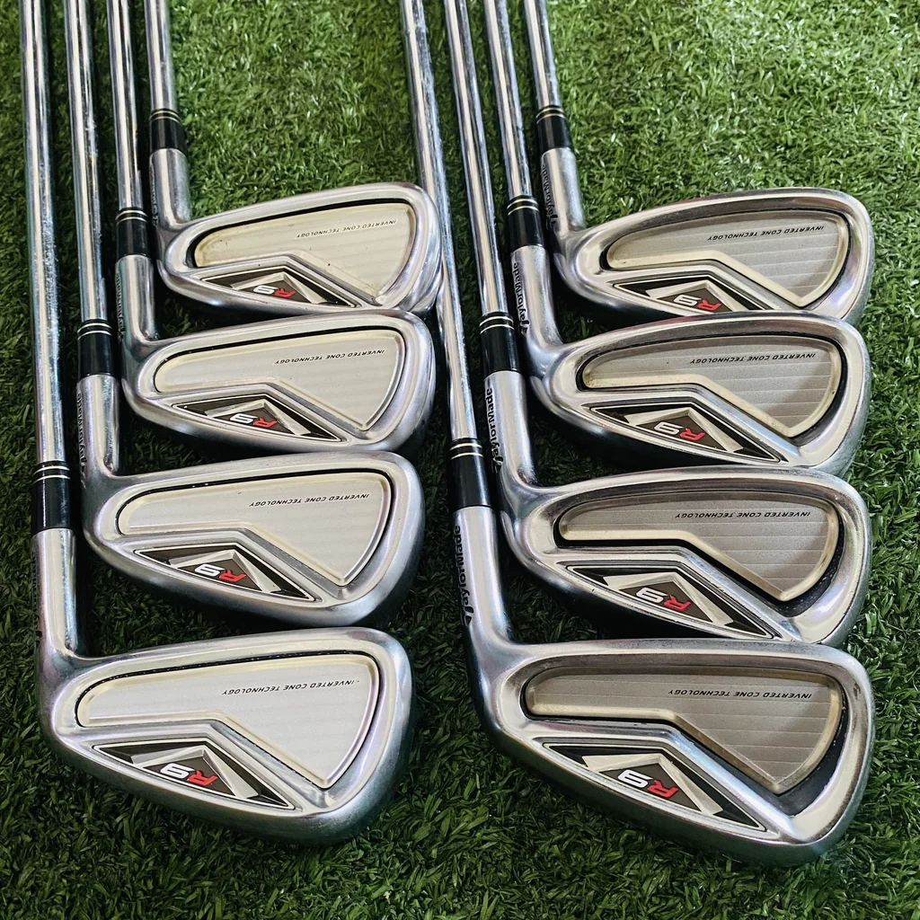 ⛳ Iron Set TAYLORMADE R9 มีเหล็ก 3 4 5 6 7 8 9 P ก้าน NSPRO 950GH FLEX S ตีง่าย ระยะดี ให้อภัยสูง🔥