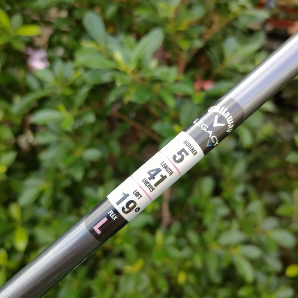 **ไม้กอล์ฟสำหรับผู้หญิง** FW5 CALLAWAY LEGACY LADY องศา 19 ก้าน SPEED AMORPHOUS FLEX L เป็นตัวพรีเมี่ยมของ Callaway **ไม้กอล์ฟสำหรับผู้หญิง** FW5 CALLAWAY LEGACY LADY องศา 19 ก้าน SPEED AMORPHOUS FLEX L เป็นตัวพรีเมี่ยมของ Callaway