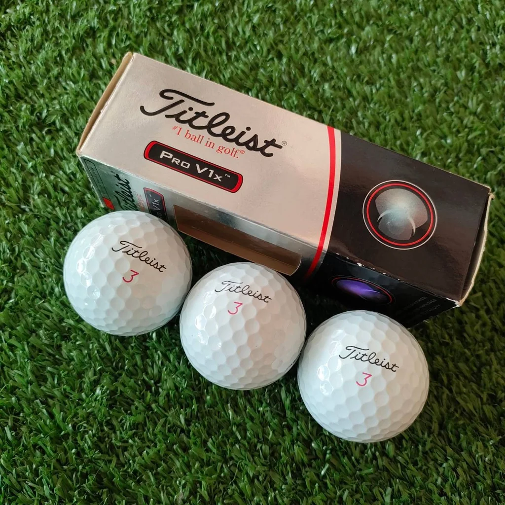 *** 1 หลอด มี 3 ลูก *** ลูกกอล์ฟ TITLEIST PRO V1X ของใหม่ รุ่นนี้ตีแรงได้ แม่นยำ เร่งระยะได้ดี ตีติดสปินจัดๆ ตกหยุดถอยต้องลูกนี้!!! มือหนึ่ง ของแท้ BY NakaraLuxurious. *** 1 หลอด มี 3 ลูก *** ลูกกอล์ฟ TITLEIST PRO V1X ของใหม่ รุ่นนี้ตีแรงได้ แม่นยำ เร่งระยะได้ดี ตีติดสปินจัดๆ ตกหยุดถอยต้องลูกนี้!!! มือหนึ่ง ของแท้ BY NakaraLuxurious.