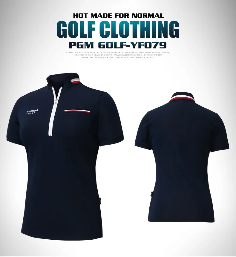 เสื้อนักกอล์ฟหญิง PGM-YF079 เสื้อนักกอล์ฟหญิง PGM-YF079