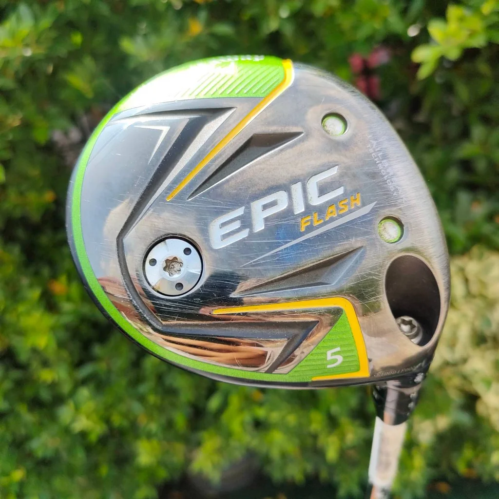FW5 CALLAWAY EPIC FLASH องศา 18 ก้าน FUJIKURA SPEEDER 569 EVOLUTION V FLEX S มาพร้อม COVER เดิม ตีดีมาก!! ไม้กอล์ฟมือสอง ของแท้ BY NakaraLuxurious FW5 CALLAWAY EPIC FLASH องศา 18 ก้าน FUJIKURA SPEEDER 569 EVOLUTION V FLEX S มาพร้อม COVER เดิม ตีดีมาก!! ไม้กอล์ฟมือสอง ของแท้ BY NakaraLuxurious