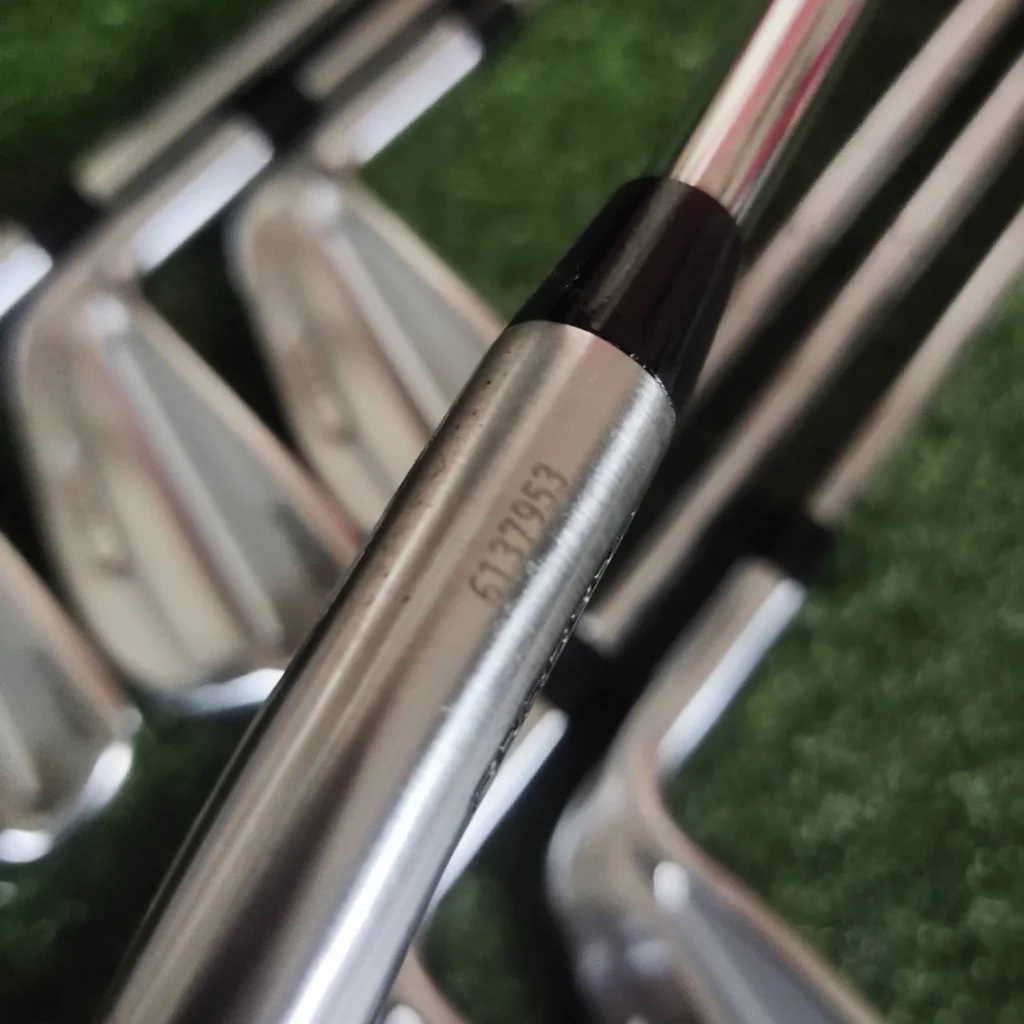 ชุดเหล็ก TITLEIST T100S FORGED (รุ่นปี 2022) 🔧 ใช้ทังสเตน D18 + เทคโนโลยีงานอากาศยาน ✈️ • หน้าไม้ฟอร์จชิ้นเดียว ให้ความรู้สึกแน่นและแม่นยำ 🎯 ชุดเหล็ก TITLEIST T100S FORGED (รุ่นปี 2022) 🔧 ใช้ทังสเตน D18 + เทคโนโลยีงานอากาศยาน ✈️ • หน้าไม้ฟอร์จชิ้นเดียว ให้ความรู้สึกแน่นและแม่นยำ 🎯
