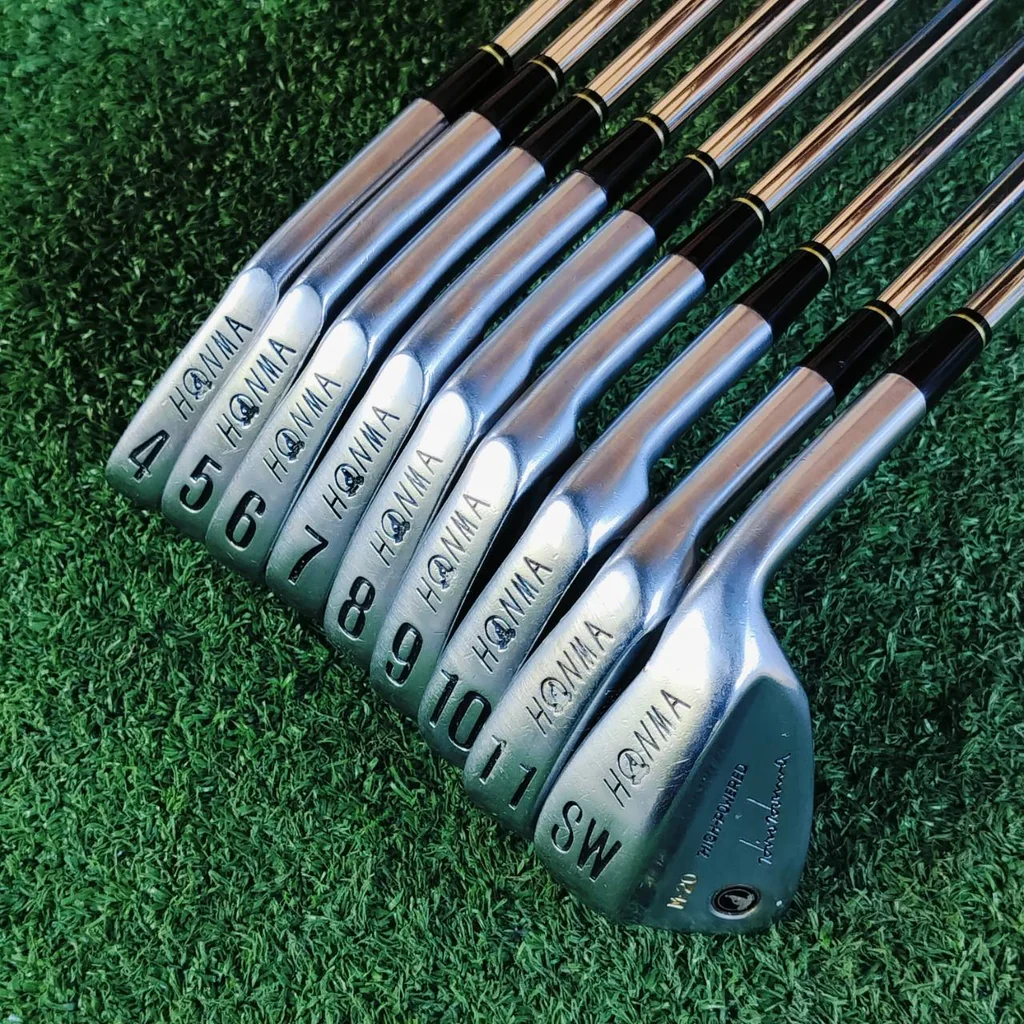 ชุดเหล็ก HONMA CL-708 MADE IN JAPAN SAKATA ก้านเหล็ก HONMA เดิมหมด FLEX R1 มีเหล็ก 4 5 6 7 8 9 10 11 SW เป็นชุดใหญ่ 9 ชิ้น มีถึงเหล็ก11 สภาพสวยเดิมอย่างดี วัสดุพรีเมี่ยม ไม้กอล์ฟพรีเมี่ยมมือสอง ของแท้ By NakaraLuxurious ชุดเหล็ก HONMA CL-708 MADE IN JAPAN SAKATA ก้านเหล็ก HONMA เดิมหมด FLEX R1 มีเหล็ก 4 5 6 7 8 9 10 11 SW เป็นชุดใหญ่ 9 ชิ้น มีถึงเหล็ก11 สภาพสวยเดิมอย่างดี วัสดุพรีเมี่ยม ไม้กอล์ฟพรีเมี่ยมมือสอง ของแท้ By NakaraLuxurious