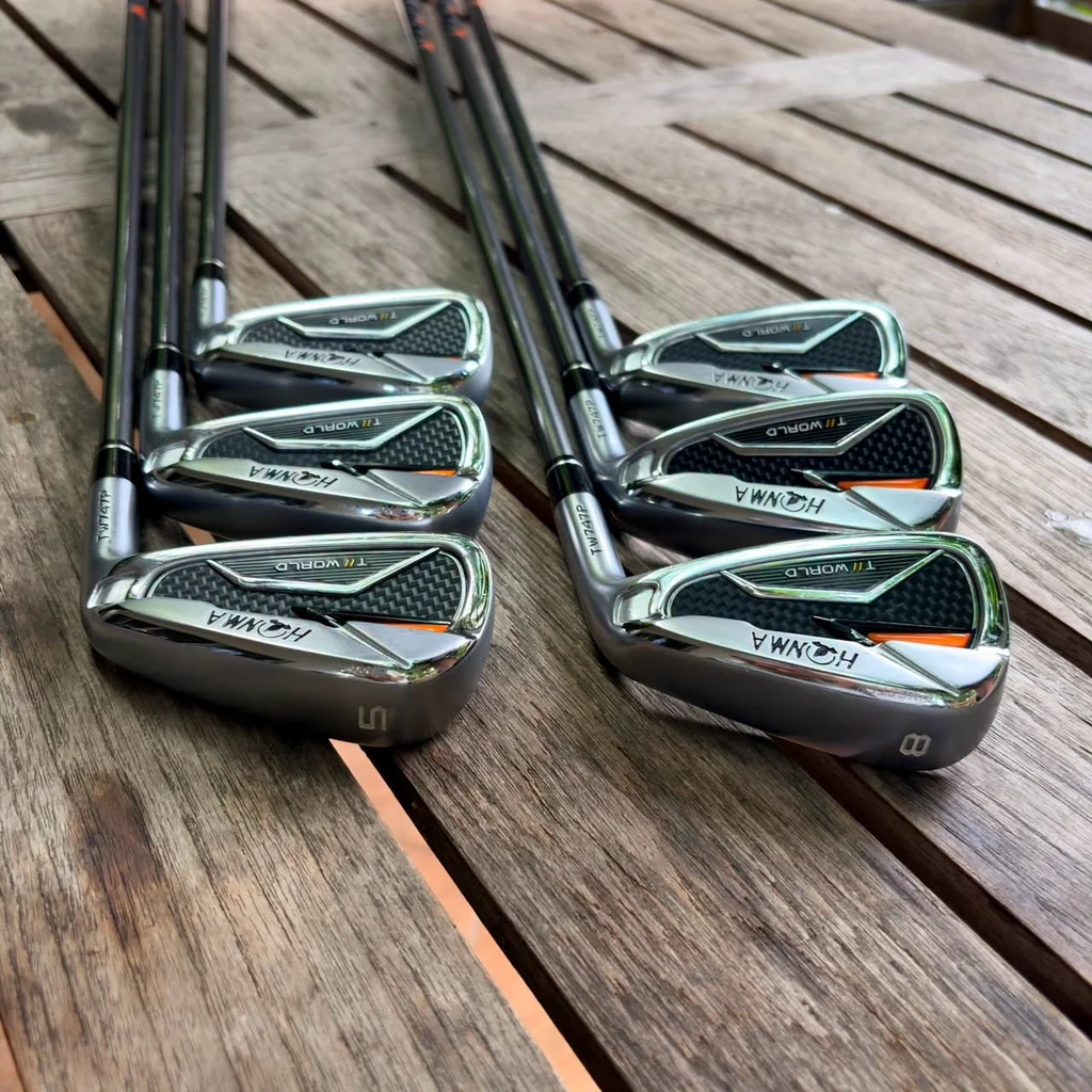 IRON SET HONMA T//WORLD TW747 P งานศิลปะจากซากาตะที่ผสมผสานความหรูหราพรีเมียม IRON SET HONMA T//WORLD TW747 P งานศิลปะจากซากาตะที่ผสมผสานความหรูหราพรีเมียม