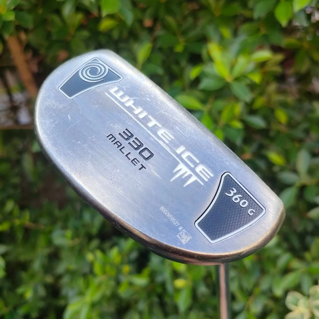 PUTTER ODYSSEY WHITE ICE 330 MALLET ความยาว 34 นิ้ว สีสวยงาม กริพสภาพสวยเดิม!! ไม้กอล์ฟมือสอง ของแท้ BY NakaraLuxurious PUTTER ODYSSEY WHITE ICE 330 MALLET ความยาว 34 นิ้ว สีสวยงาม กริพสภาพสวยเดิม!! ไม้กอล์ฟมือสอง ของแท้ BY NakaraLuxurious