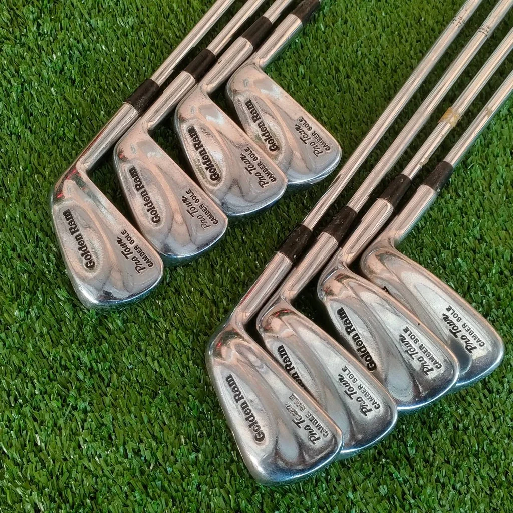 ชุดเหล็ก GOLDEN RAM PRO TOUR CAMBER SOLE มีเหล็ก 3-9 เเละ WEDGE RAM วัสดุ FORGED พรีเมี่ยม มันส์ๆ ชุดเหล็ก GOLDEN RAM PRO TOUR CAMBER SOLE มีเหล็ก 3-9 เเละ WEDGE RAM วัสดุ FORGED พรีเมี่ยม มันส์ๆ