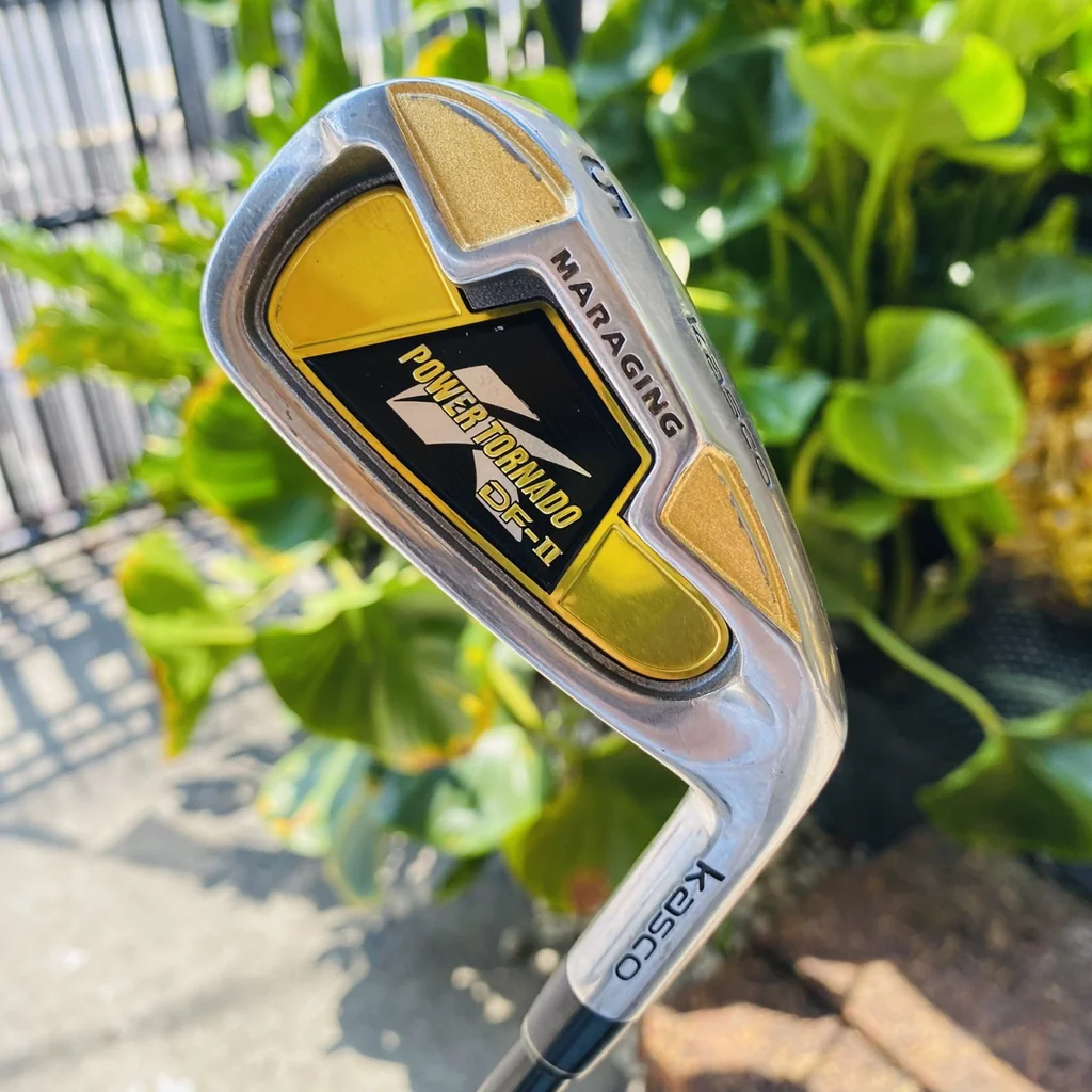 ชุดเหล็ก KASCO POWERTORNADO DF-II (IRON SET 5, 6, 7, 8, 9, P, A, S) ก้านกราไฟต์เดิมๆ FLEX R💛🔥 ชุดเหล็ก KASCO POWERTORNADO DF-II (IRON SET 5, 6, 7, 8, 9, P, A, S) ก้านกราไฟต์เดิมๆ FLEX R💛🔥