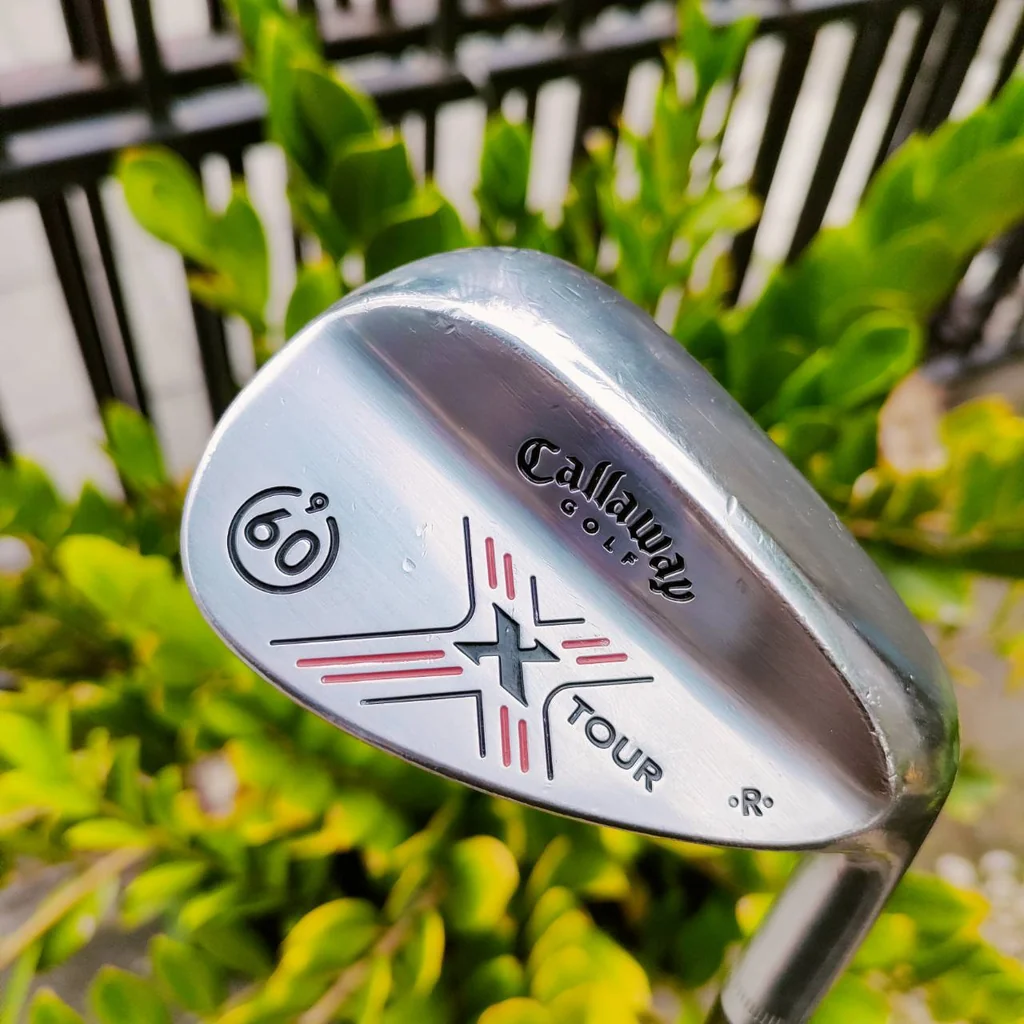WEDGE Callaway X-TOUR องศา 60 BOUNCE 9 ก้าน X-TOUR WEDGE FLEX วัสดุ FORGED นุ่มๆ แน่นๆ ชิพมันส์มาก เสถียรมาก ไม้กอล์ฟพรีเมี่ยมมือสอง ของแท้ By NakaraLuxurious WEDGE Callaway X-TOUR องศา 60 BOUNCE 9 ก้าน X-TOUR WEDGE FLEX วัสดุ FORGED นุ่มๆ แน่นๆ ชิพมันส์มาก เสถียรมาก ไม้กอล์ฟพรีเมี่ยมมือสอง ของแท้ By NakaraLuxurious