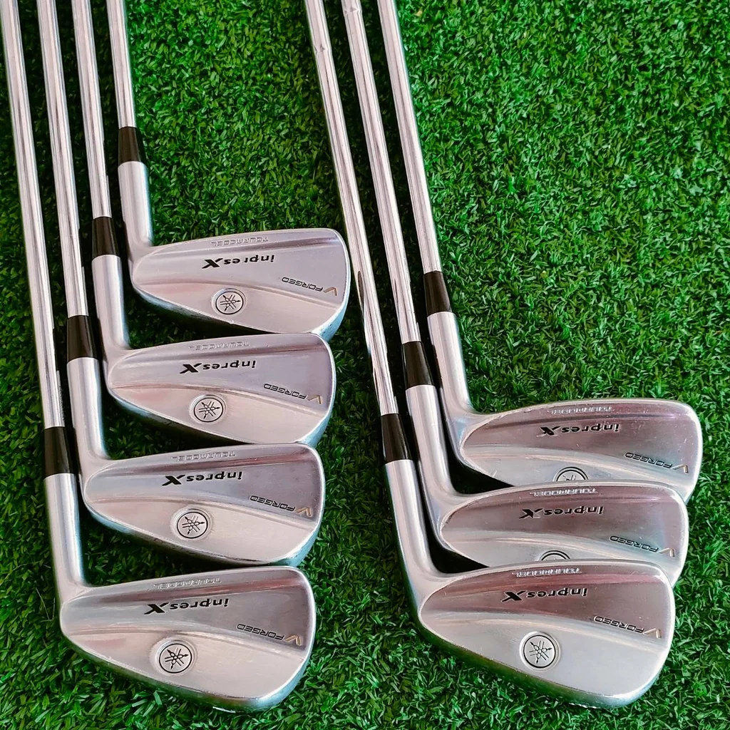 ชุดเหล็ก YAMAHA INPRES X V FORGED Tour Model สุดยอดเหล็ก FORGED S20C จาก Endo ไม้กอล์ฟมือสอง ของแท้ BY NakaraLuxurious ชุดเหล็ก YAMAHA INPRES X V FORGED Tour Model สุดยอดเหล็ก FORGED S20C จาก Endo ไม้กอล์ฟมือสอง ของแท้ BY NakaraLuxurious