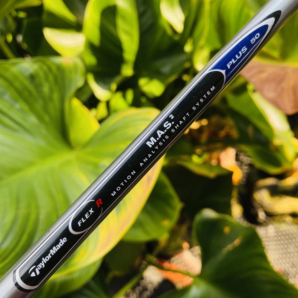 เหล็ก 6 TaylorMade RAC CGB ก้าน TaylorMade M.A.S.2 Plus Flex R "ง่าย" และ "ไกล" ในเหล็กชิ้นเดียว เหล็ก 6 TaylorMade RAC CGB ก้าน TaylorMade M.A.S.2 Plus Flex R "ง่าย" และ "ไกล" ในเหล็กชิ้นเดียว