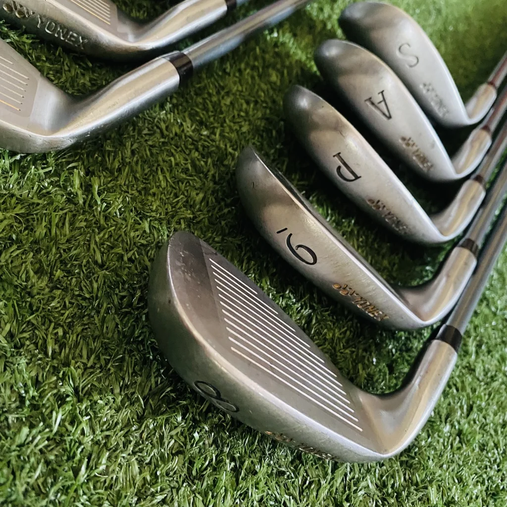 ชุดเหล็ก Yonex NEX King — TITANIUM FACE⛳ พลังเต็มสปีดช่วยท่านที่สวิงไม่แรง ให้ตีได้ระยะตามต้องการ ชุดเหล็ก Yonex NEX King — TITANIUM FACE⛳ พลังเต็มสปีดช่วยท่านที่สวิงไม่แรง ให้ตีได้ระยะตามต้องการ