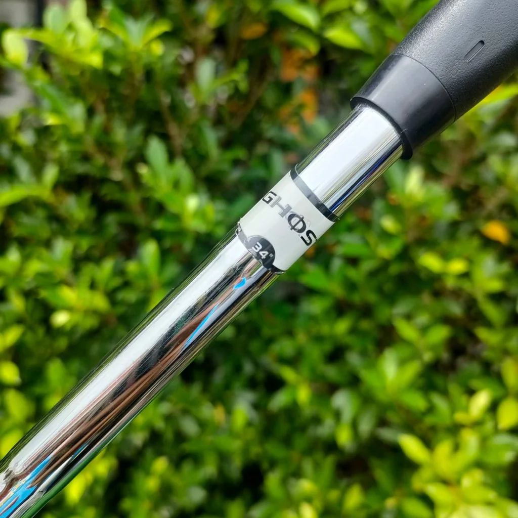 PUTTER TAYLORMADE GHOST CORZA ก้าน GHOST ความยาว 34 นิ้ว รุ่นนี้ชดเชยความผิดพลาดสูงมาก PUTTER TAYLORMADE GHOST CORZA ก้าน GHOST ความยาว 34 นิ้ว รุ่นนี้ชดเชยความผิดพลาดสูงมาก