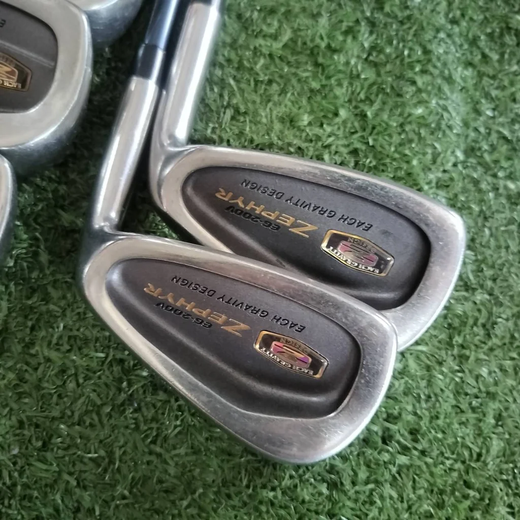 ** ขาดเหล็ก 6 ** ชุดเหล็ก MIZUNO ZEPHYR มีเหล็ก 5 7 8 9 PW ก้าน TF-2630 FLEX SR ZEPHYR เป็นตระกูลพรีเมี่ยม ไม้กอล์ฟพรีเมี่ยมมือสอง ของแท้ By NakaraLuxurious