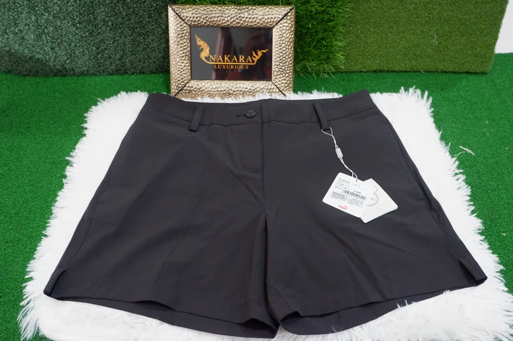 กางเกงกอล์ฟผู้หญิงขาสั้น สีดำ Pant Lady Puma/2499 กางเกงกอล์ฟผู้หญิงขาสั้น สีดำ Pant Lady Puma/2499