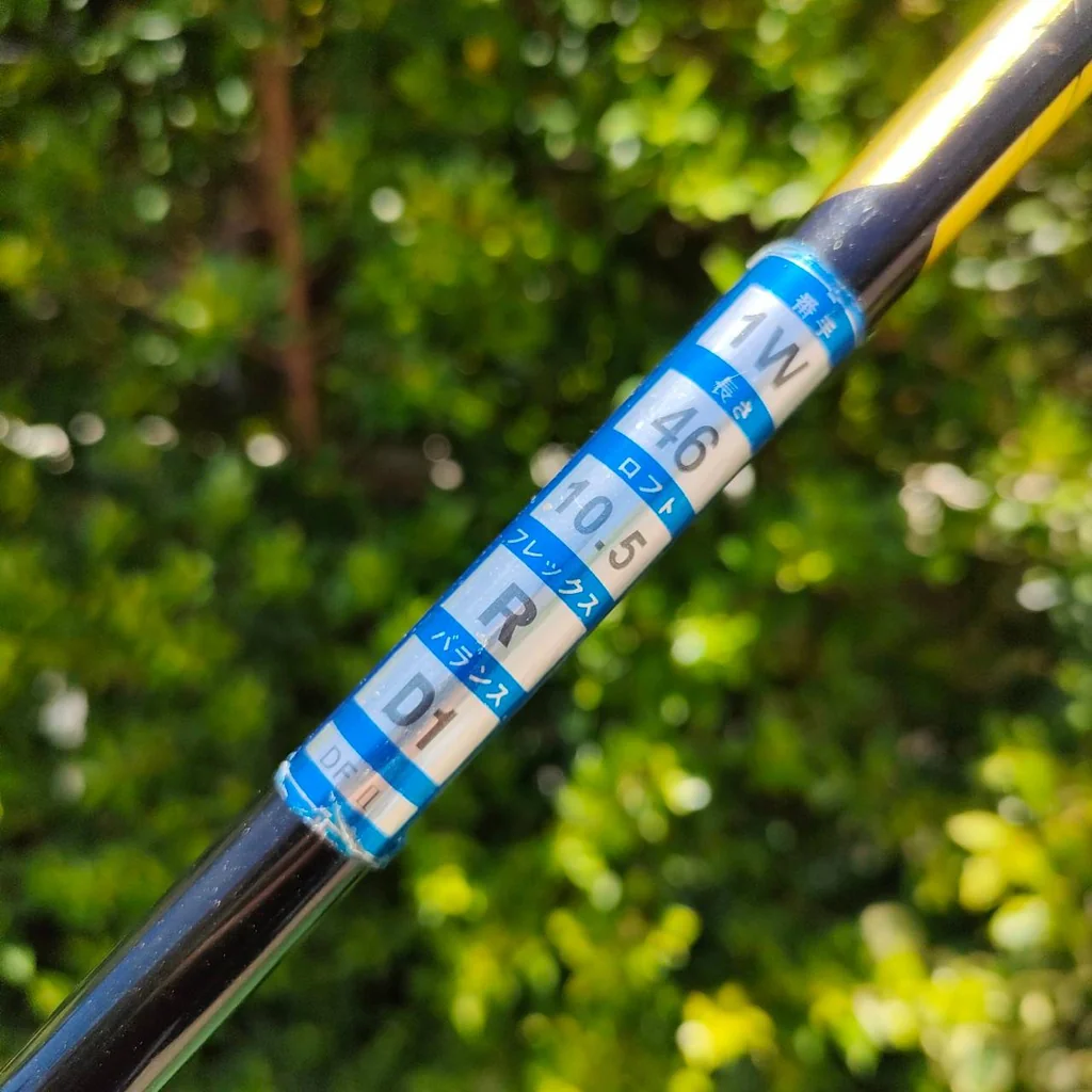 DRIVER KASCO POWER TORNADO DF-II องศา 10.5 ก้าน POWER TORNADO DF-II FLEX R น้ำหนักของก้าน 49 กรัม ความยาวของก้าน 46 นิ้ว ไม้กอล์ฟมือสอง ของแท้ BY NakaraLuxurious