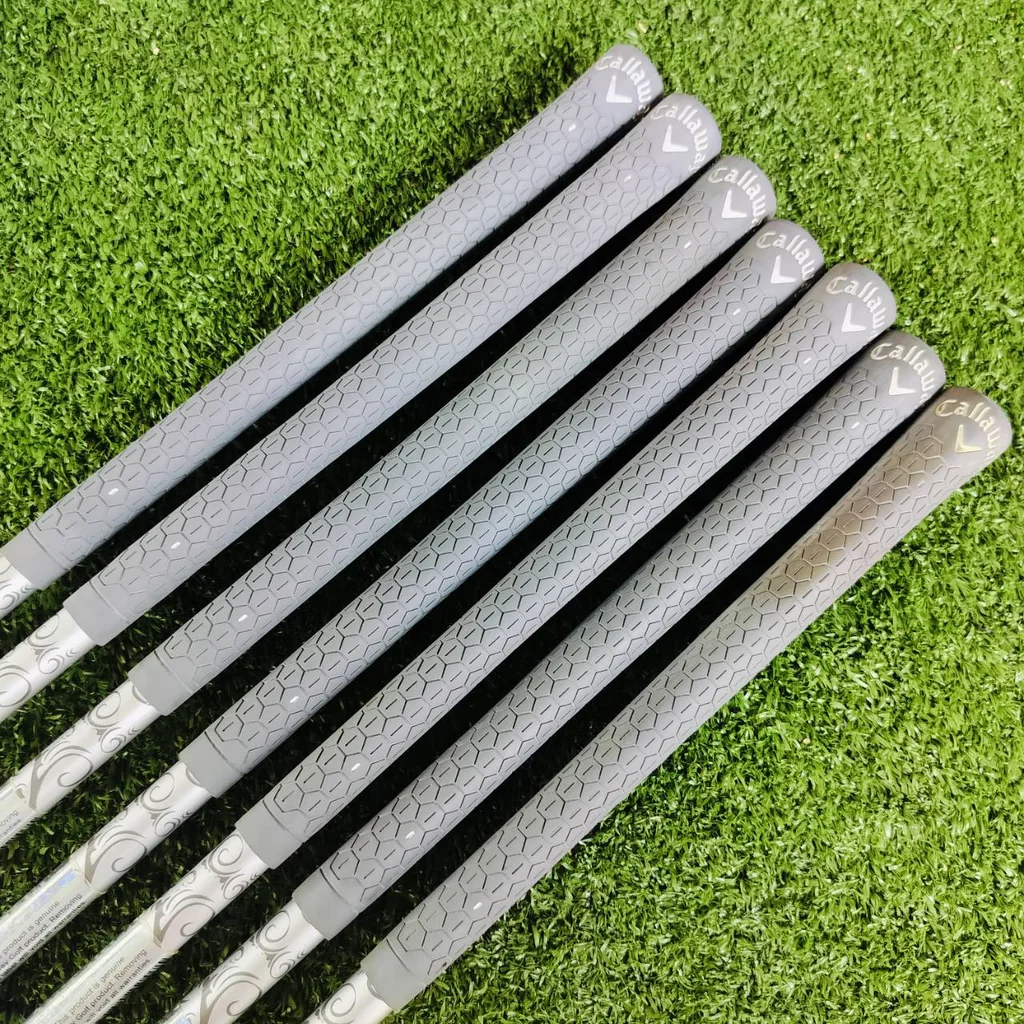 *** ไม้กอล์ฟผู้หญิง *** ชุดเหล็ก Callaway X HOT ก้าน WOMEN'S FLEX สวยมาก เดิมทุกอย่าง กริพเดิมสวย ก้านในชุดเหล็ก 55 กรัม เบามาก ไม้กอล์ฟพรีเมี่ยมมือสอง ของแท้ By NakaraLuxurious *** ไม้กอล์ฟผู้หญิง *** ชุดเหล็ก Callaway X HOT ก้าน WOMEN'S FLEX สวยมาก เดิมทุกอย่าง กริพเดิมสวย ก้านในชุดเหล็ก 55 กรัม เบามาก ไม้กอล์ฟพรีเมี่ยมมือสอง ของแท้ By NakaraLuxurious