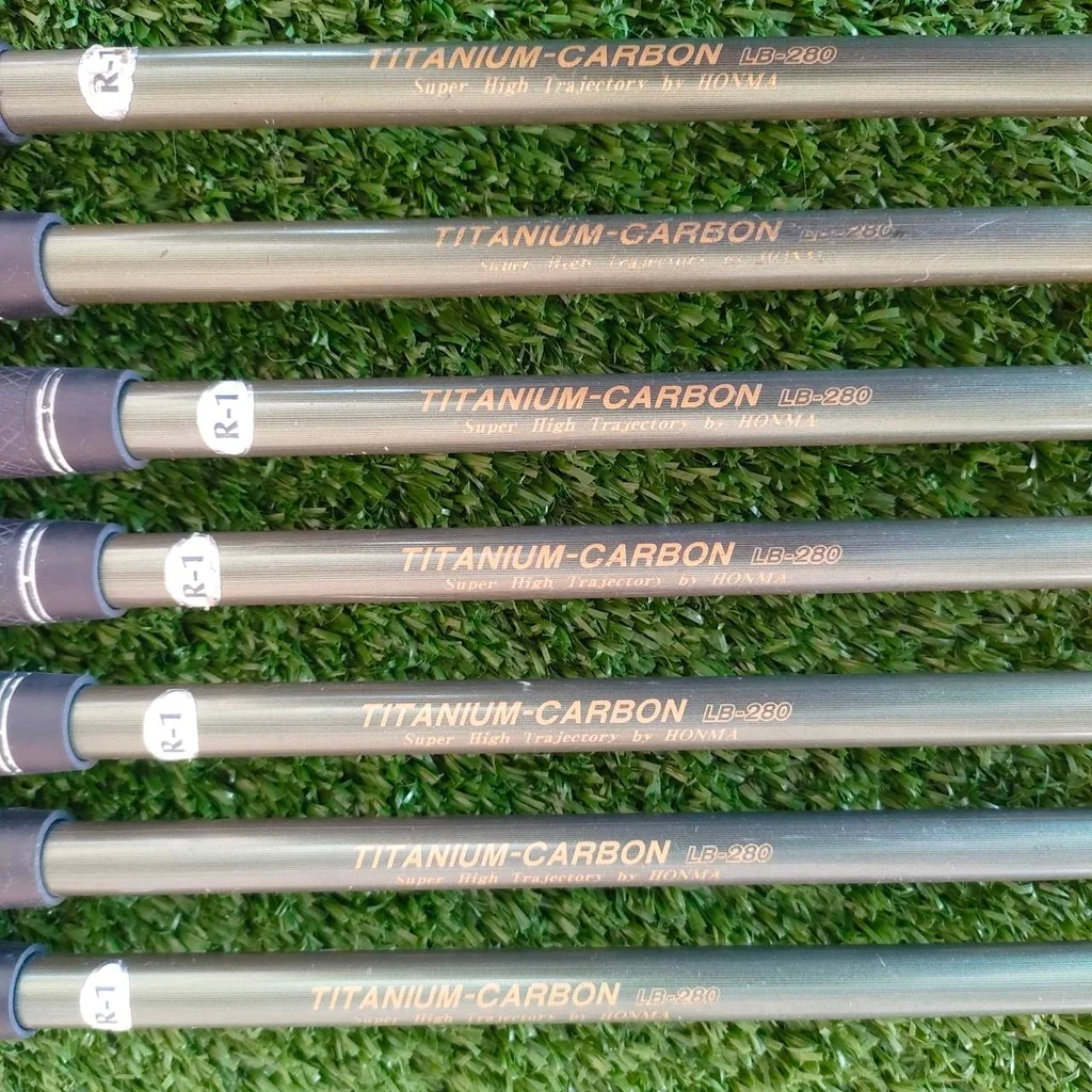ชุดเหล็ก HONMA LB280 มีเหล็ก 6 -11 และ SW ก้าน TITANIUM CARBON LB-280 R-1 ใส่กริพ GOLF PRIDE มาอย่างดี อย่างแพง ไม้กอล์ฟมือสอง ของแท้ BY NakaraLuxurious