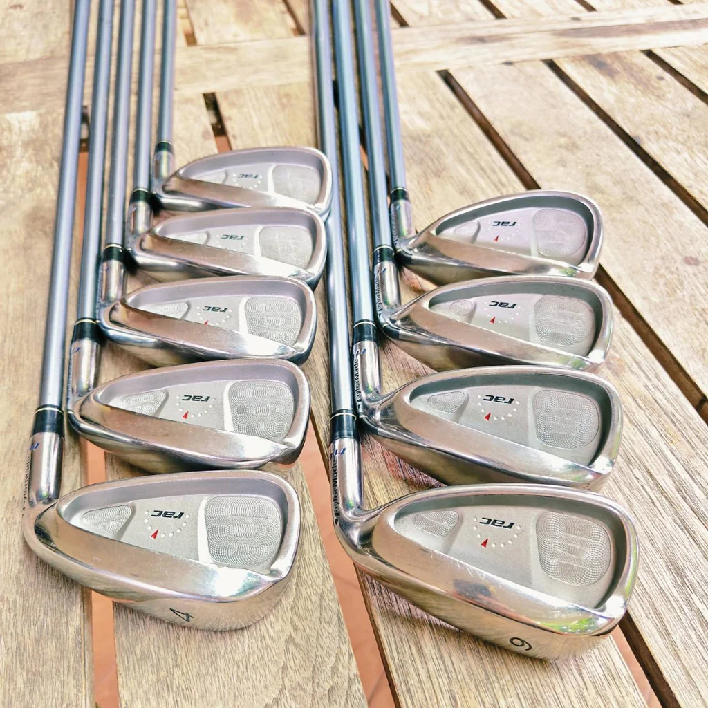 IRON SET TaylorMade rac HT ชุดเหล็กหน้าเด้งพิมพ์นิยม วิถีลูกลอยสูง High Trajectory ตีง่าย สบายมือ