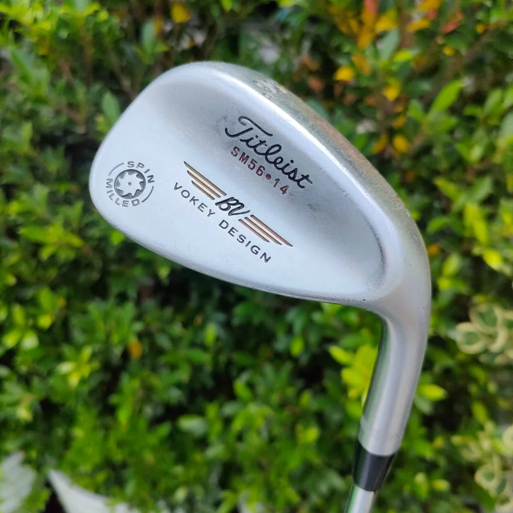 WEDGE TITLELIST VOKEY DESIGN องศา 56 - 14 SPIN MILLED ระเบิดทรายดีมากๆตกหยุดถอยหลังแน่นอน WEDGE TITLELIST VOKEY DESIGN องศา 56 - 14 SPIN MILLED ระเบิดทรายดีมากๆตกหยุดถอยหลังแน่นอน