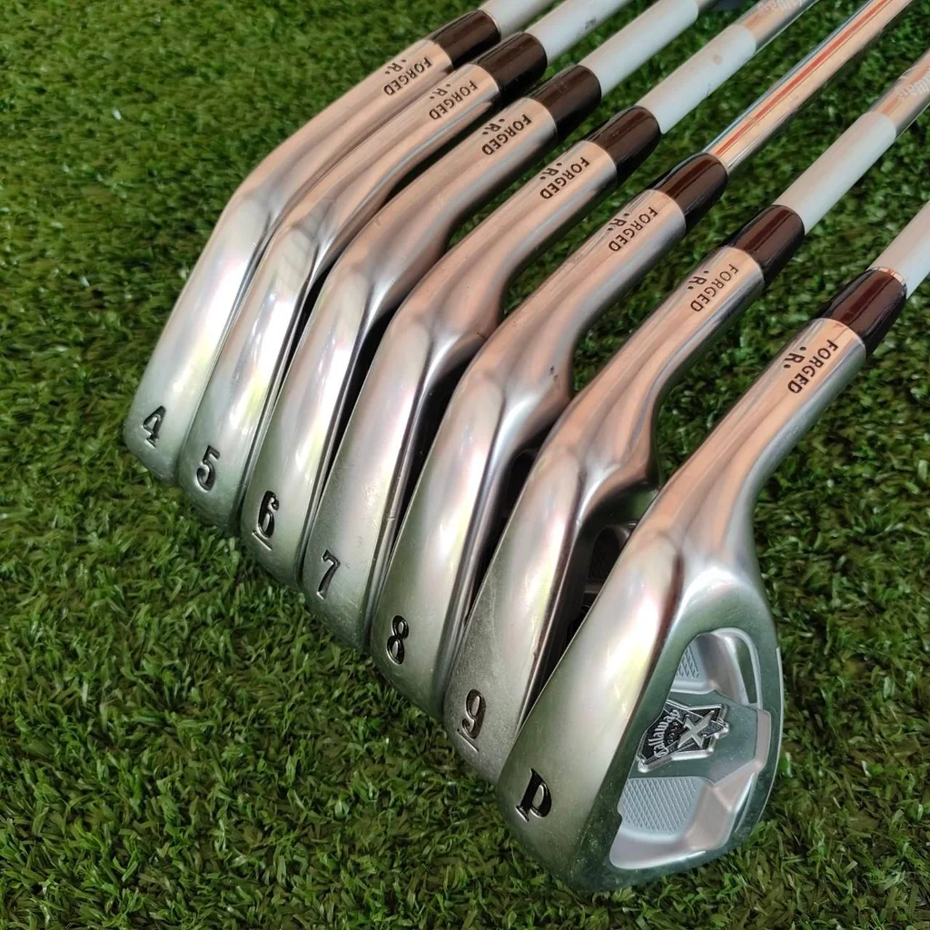 ชุดเหล็ก CALLAWAY X FORGED มีเหล็ก 4-9 เเละ PW ก้าน PROJECT X 5.5 สวยมากๆสภาพสวย ก้านพรีเมี่ยมแพงทั้งชุด สุดยอดเหล็ก FORGED คุณภาพสูงจาก Callaway และไม่ได้ตียาก เพราะ Callaway ตั้งใจให้ตีง่ายทุกไม้ แต่รีดคุณภาพจากเหล็ก FORGED มันส์ๆ สปินจัดๆครับ ชุดเหล็ก CALLAWAY X FORGED มีเหล็ก 4-9 เเละ PW ก้าน PROJECT X 5.5 สวยมากๆสภาพสวย ก้านพรีเมี่ยมแพงทั้งชุด สุดยอดเหล็ก FORGED คุณภาพสูงจาก Callaway และไม่ได้ตียาก เพราะ Callaway ตั้งใจให้ตีง่ายทุกไม้ แต่รีดคุณภาพจากเหล็ก FORGED มันส์ๆ สปินจัดๆครับ