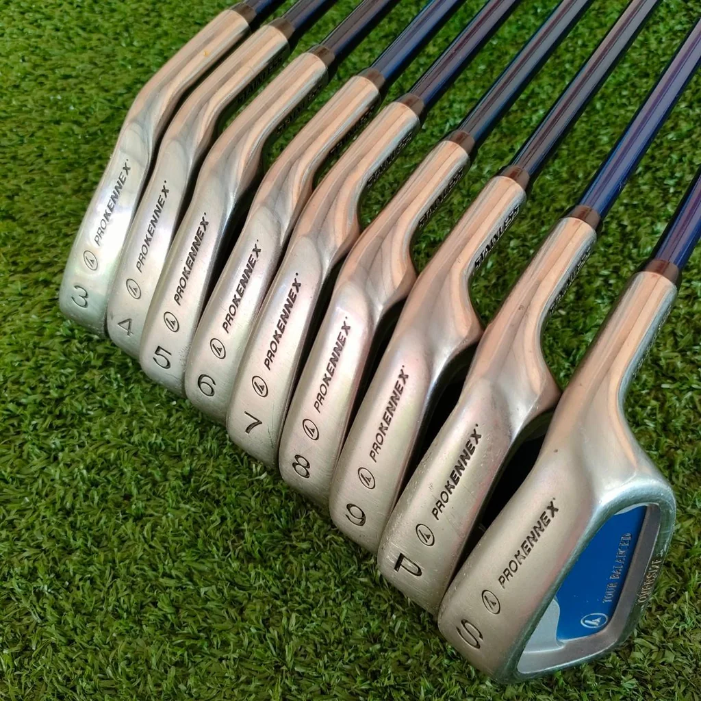 ชุดเหล็ก PROKENNEX SI-30 TOUR BALANCED OVERSIZE มีเหล็ก 3-9 เเละ PW SW ก้าน SI-30 II FLEX R เหล็กใบใหญ่ ตีง่ายๆ สบายๆ มือใหม่ยิ่งตีดีมาก ไม้กอล์ฟมือสอง ของแท้ BY NakaraLuxurious ชุดเหล็ก PROKENNEX SI-30 TOUR BALANCED OVERSIZE มีเหล็ก 3-9 เเละ PW SW ก้าน SI-30 II FLEX R เหล็กใบใหญ่ ตีง่ายๆ สบายๆ มือใหม่ยิ่งตีดีมาก ไม้กอล์ฟมือสอง ของแท้ BY NakaraLuxurious