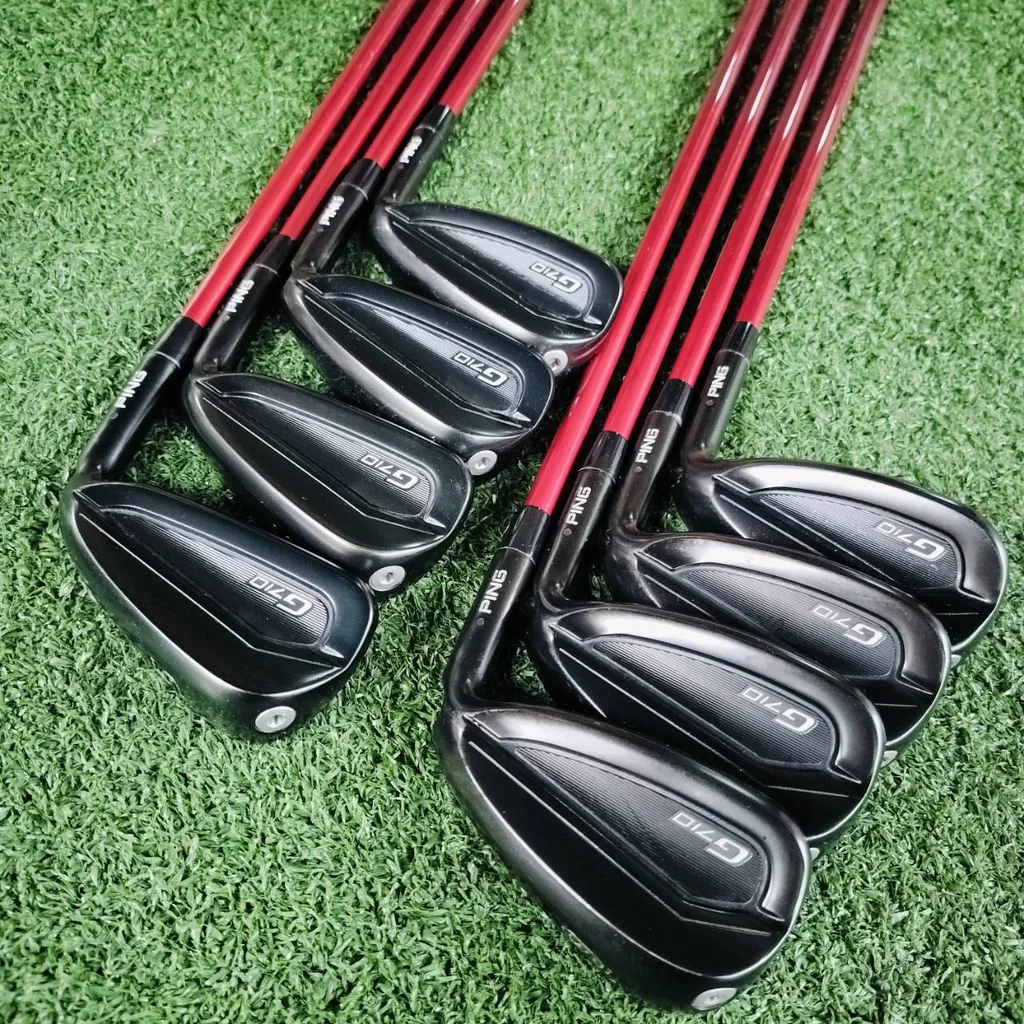 ชุดเหล็ก PING G710 ของดีที่สุดของ PING ชุดนี้ได้เหล็กเยอะถึง 8 ชิ้น 5-9 P U S เลยค่ะ มากับก้านระดับเทพ TOUR AD Untz 50S ไม้กอล์ฟพรีเมี่ยมมือสอง ของแท้ By NakaraLuxurious ชุดเหล็ก PING G710 ของดีที่สุดของ PING ชุดนี้ได้เหล็กเยอะถึง 8 ชิ้น 5-9 P U S เลยค่ะ มากับก้านระดับเทพ TOUR AD Untz 50S ไม้กอล์ฟพรีเมี่ยมมือสอง ของแท้ By NakaraLuxurious