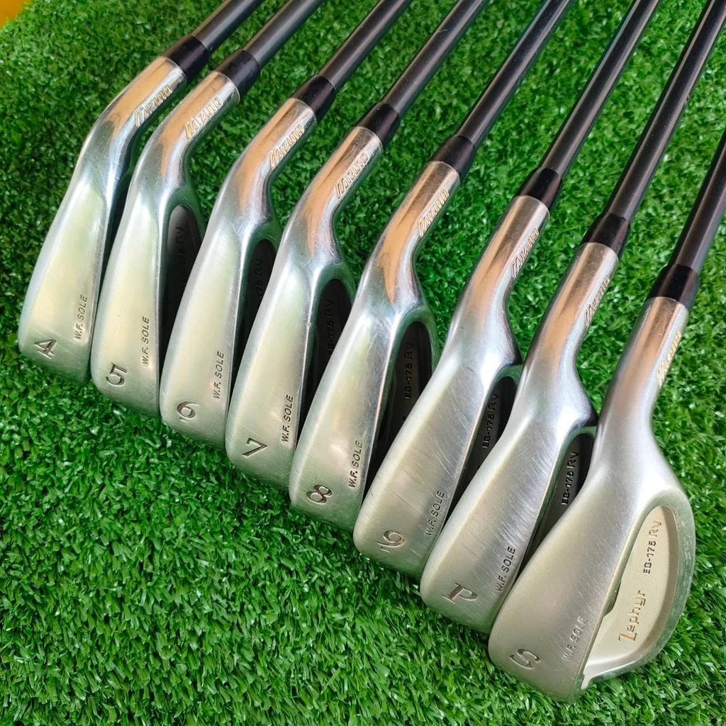 ** ไม้กอล์ฟสำหรับผู้หญิง ** ชุดเหล็ก MIZUNO ZEPHYR EG-175 RV มีเหล็ก 4-9 เเละ PW SW ก้าน TECHNO FLEX FLEX L สวยเดิมทุกชิ้น ก้านเดิมทุกชิ้นไม่มีเปลี่ยน MADE IN JAPAN ไม้กอล์ฟพรีเมี่ยมมือสอง ของแท้ By NakaraLuxurious ** ไม้กอล์ฟสำหรับผู้หญิง ** ชุดเหล็ก MIZUNO ZEPHYR EG-175 RV มีเหล็ก 4-9 เเละ PW SW ก้าน TECHNO FLEX FLEX L สวยเดิมทุกชิ้น ก้านเดิมทุกชิ้นไม่มีเปลี่ยน MADE IN JAPAN ไม้กอล์ฟพรีเมี่ยมมือสอง ของแท้ By NakaraLuxurious