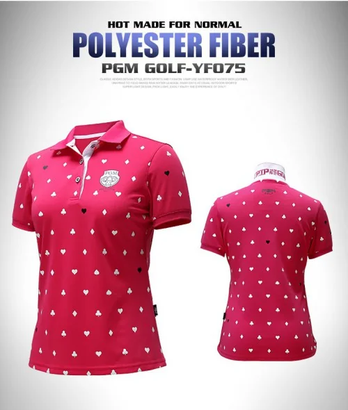 เสื้อนักกอล์ฟสุภาพสตรี PGM YF075 เสื้อนักกอล์ฟสุภาพสตรี PGM YF075