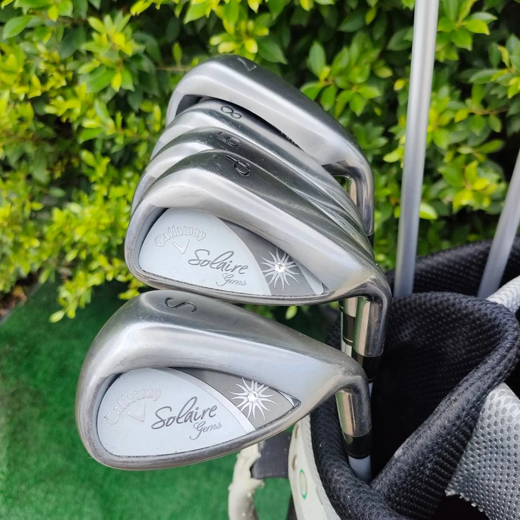 **ไม้กอล์ฟครบชุดสำหรับผู้หญิง** FULLSET CALLAWAY SOLAIRE GEMS ชุดใหญ่!! หัวไม้ 6 หัว!! ไม้สุดพรีเมี่ยม!! COVER ครบชุด วัสดุสุดพรีเมี่ยม!! ไม้กอล์ฟมือสอง ของแท้ BY NakaraLuxurious **ไม้กอล์ฟครบชุดสำหรับผู้หญิง** FULLSET CALLAWAY SOLAIRE GEMS ชุดใหญ่!! หัวไม้ 6 หัว!! ไม้สุดพรีเมี่ยม!! COVER ครบชุด วัสดุสุดพรีเมี่ยม!! ไม้กอล์ฟมือสอง ของแท้ BY NakaraLuxurious