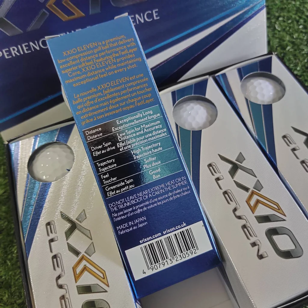 ลูกกอล์ฟ XXIO ELEVEN ของใหม่! 1 โหล (12 ลูก) 3 ชั้น (3-Piece Construction) ลูกกอล์ฟ XXIO ELEVEN ของใหม่! 1 โหล (12 ลูก) 3 ชั้น (3-Piece Construction)