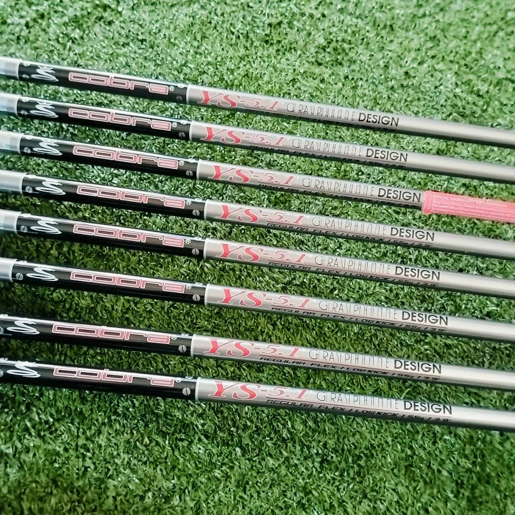 ชุดเหล็ก KING COBRA S9 สภาพสวยนางฟ้า ไม่มีลอยตีเลย ก้าน TOURAD YS 5.1 FLEX R ก้านตัวเด็ดทั้งชุด สวยมากๆๆ ไม้กอล์ฟพรีเมี่ยมมือสอง ของแท้ By NakaraLuxurious ชุดเหล็ก KING COBRA S9 สภาพสวยนางฟ้า ไม่มีลอยตีเลย ก้าน TOURAD YS 5.1 FLEX R ก้านตัวเด็ดทั้งชุด สวยมากๆๆ ไม้กอล์ฟพรีเมี่ยมมือสอง ของแท้ By NakaraLuxurious