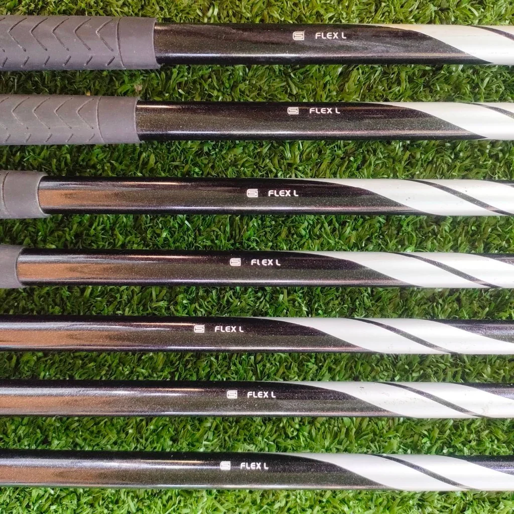 ** ไม้กอล์ฟสำหรับผู้หญิง ** ชุดเหล็ก T-ZOOM X5 มีเหล็ก 4-8 เเละ PW SW ก้าน MEMORY ACTION FLEX L เหล็ก FORGED CAVITY ทำให้ตีทั้งนุ่ม และตีง่าย ไม้กอล์ฟพรีเมี่ยมมือสอง ของแท้ By NakaraLuxurious ** ไม้กอล์ฟสำหรับผู้หญิง ** ชุดเหล็ก T-ZOOM X5 มีเหล็ก 4-8 เเละ PW SW ก้าน MEMORY ACTION FLEX L เหล็ก FORGED CAVITY ทำให้ตีทั้งนุ่ม และตีง่าย ไม้กอล์ฟพรีเมี่ยมมือสอง ของแท้ By NakaraLuxurious