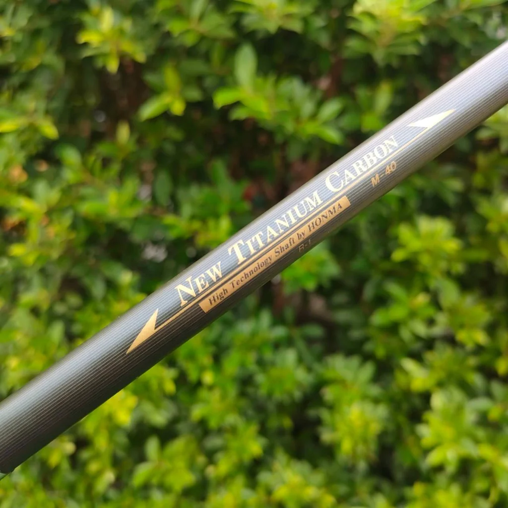 เหล็ก 5 HONMA BIG LBCAVITY BACK ก้าน NEW TITANIUM CARBON M-40 FLEX R1 สุดยอดเหล็กพรีเมี่ยมจาก HIRO HONMA ไม้กอล์ฟมือสอง ของแท้ BY NakaraLuxurious เหล็ก 5 HONMA BIG LBCAVITY BACK ก้าน NEW TITANIUM CARBON M-40 FLEX R1 สุดยอดเหล็กพรีเมี่ยมจาก HIRO HONMA ไม้กอล์ฟมือสอง ของแท้ BY NakaraLuxurious