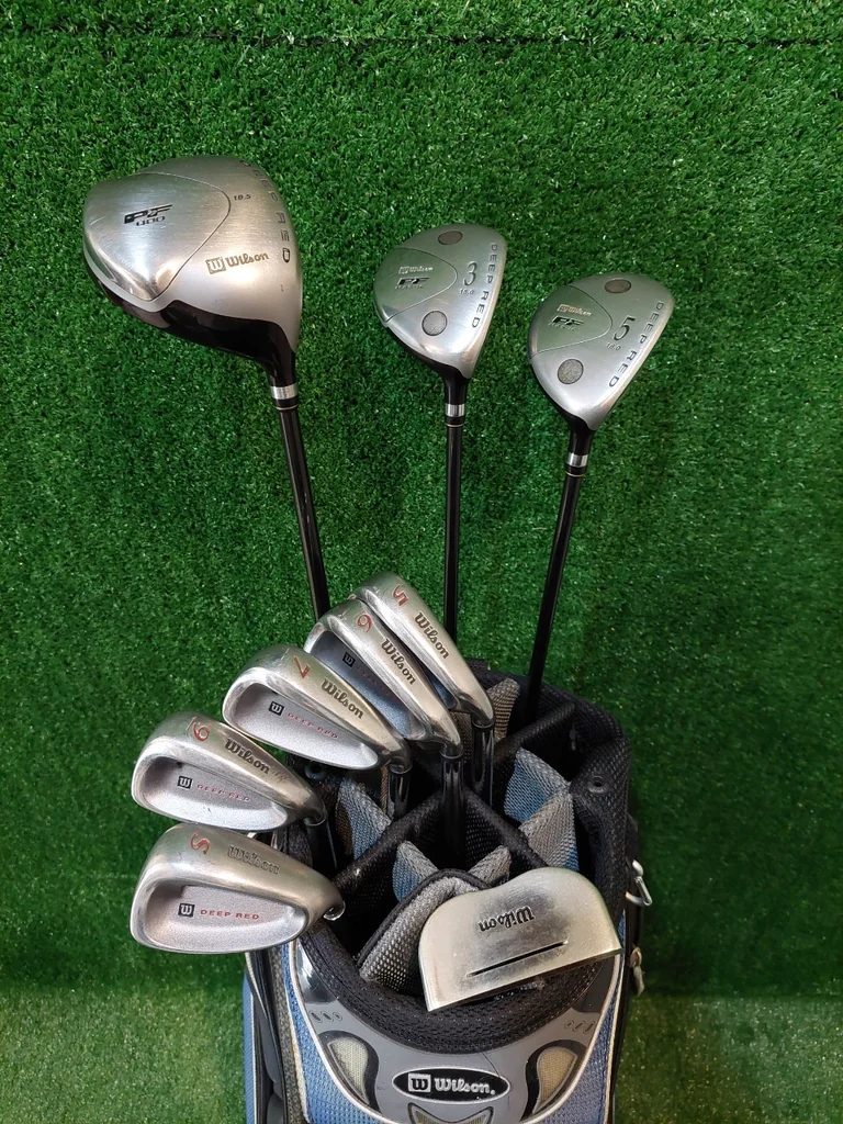 ไม้กอล์ฟครบชุดสุดพรีเมี่ยม WILSON DEEPRED ชุดเหล็กเป็นรุ่น FAT SHAFT ไม้กอล์ฟครบชุดสุดพรีเมี่ยม WILSON DEEPRED ชุดเหล็กเป็นรุ่น FAT SHAFT
