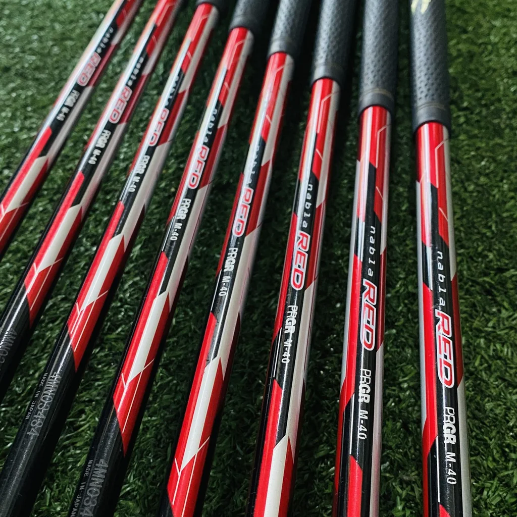🔥IRON SET PRGR iD NABLA RED (GOLD EDITION) 🏆ของใหม่ชุดนี้ที่ญี่ปุ่นแพงมากๆ ตีดีมากก มีแผ่นหน้าเด้ง 🔥IRON SET PRGR iD NABLA RED (GOLD EDITION) 🏆ของใหม่ชุดนี้ที่ญี่ปุ่นแพงมากๆ ตีดีมากก มีแผ่นหน้าเด้ง