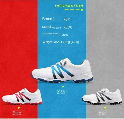 รองเท้ากอล์ฟผู้ชาย PGM GOLF XZ101 BOA รองเท้ากอล์ฟผู้ชาย PGM GOLF XZ101 BOA