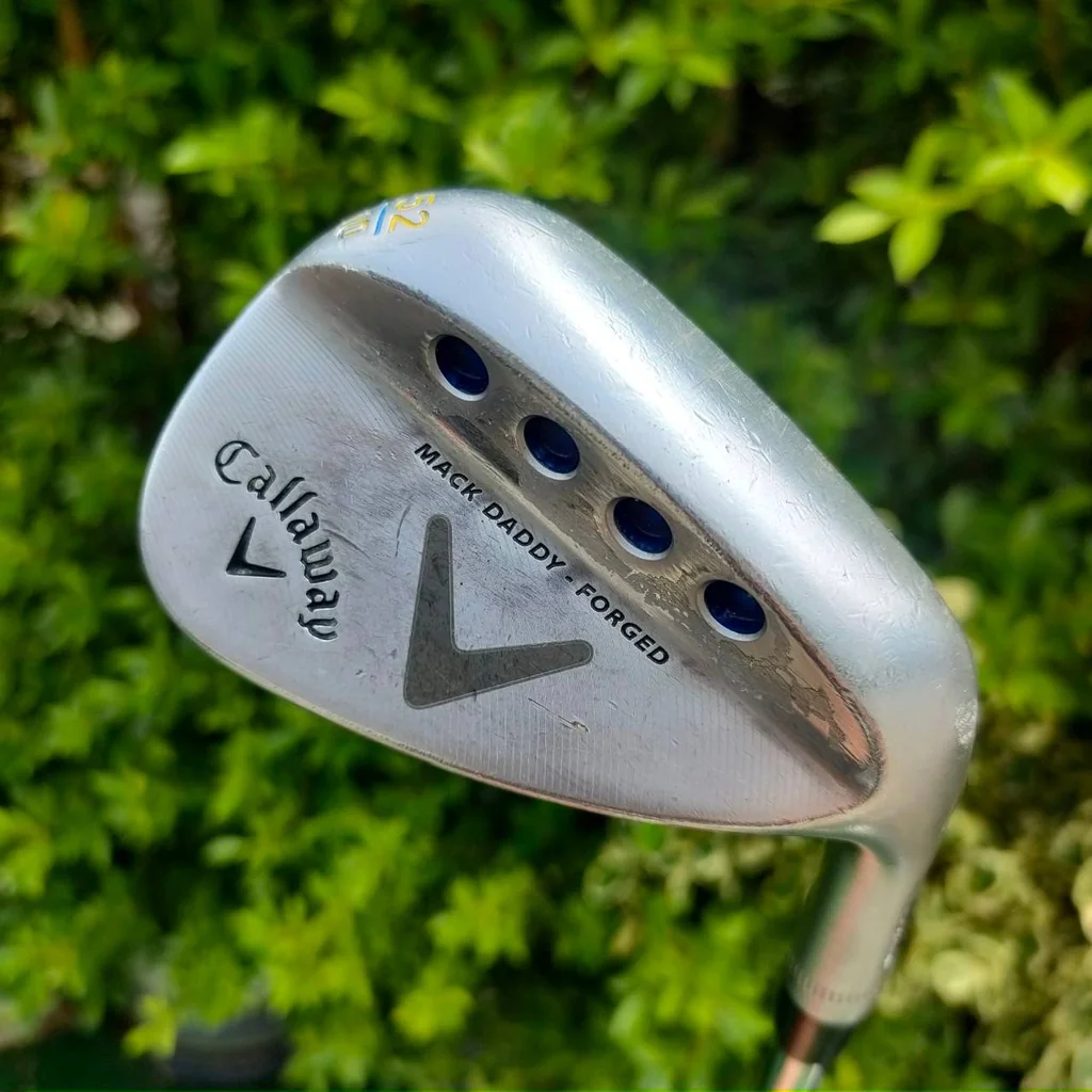 WEDGE CALLAWAY MACK DADDY FORGED องศา 52 เบาท์ 10 ก้าน DYNAMIC GOLD FLEX WEDGE ร่องแบบใหม่ 16 ร่อง เพื่อให้พลังในการสปินมากขึ้น ไม้กอล์ฟมือสอง ของแท้ BY NakaraLuxurious