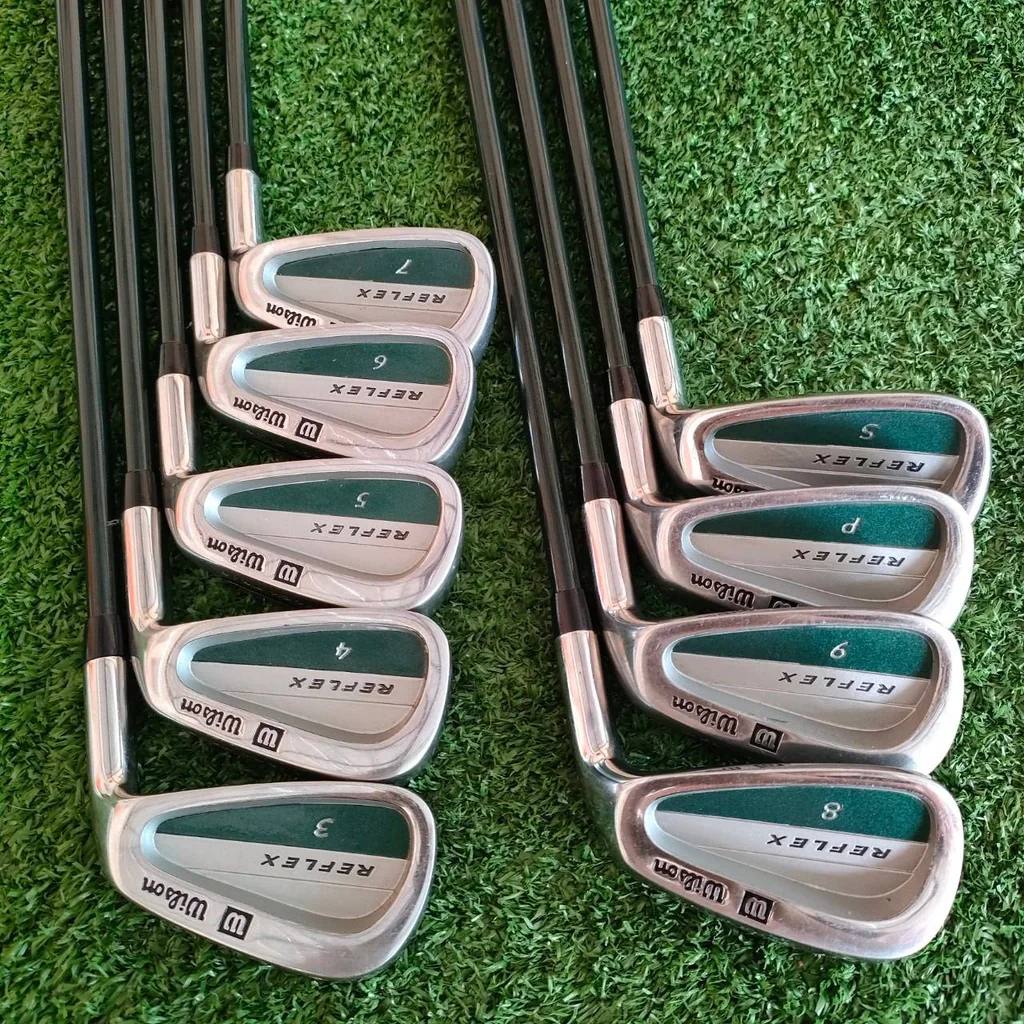 ชุดเหล็ก WILSON REFLEX มีเหล็ก 3-9 เเละ PW SW ครบเครื่อง ก้าน PREFLEX FLEX R สวยเดิม กริพเดิม มีร่อง SHOCK TRAP ไม้กอล์ฟมือสอง ของแท้ BY NakaraLuxurious ชุดเหล็ก WILSON REFLEX มีเหล็ก 3-9 เเละ PW SW ครบเครื่อง ก้าน PREFLEX FLEX R สวยเดิม กริพเดิม มีร่อง SHOCK TRAP ไม้กอล์ฟมือสอง ของแท้ BY NakaraLuxurious