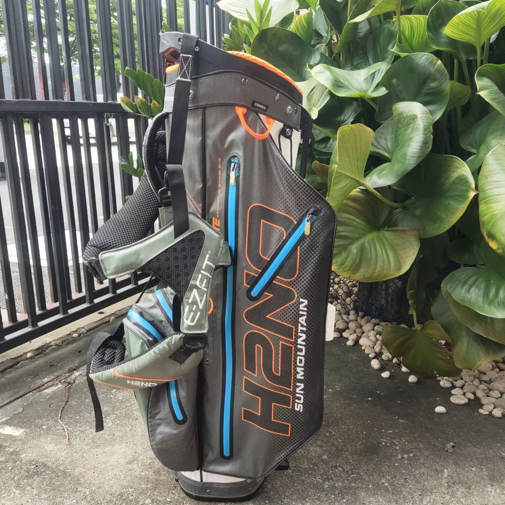 ขายถุงกอล์ฟมือสอง SUN MOUNTAIN H2NO EZ-FIT รุ่นกันน้ำ 100% – เบา ทน ใช้งานง่าย