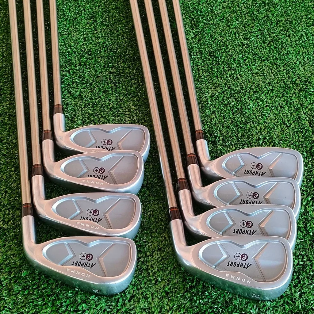 ชุดเหล็ก HONMA ATHPORT E+ มีเหล็ก 4 - 11 FORGED CAVITY ก้าน ATHPORT FLEX R เหล็กสุดพิเศษจาก HONMA ชุดเหล็ก HONMA ATHPORT E+ มีเหล็ก 4 - 11 FORGED CAVITY ก้าน ATHPORT FLEX R เหล็กสุดพิเศษจาก HONMA