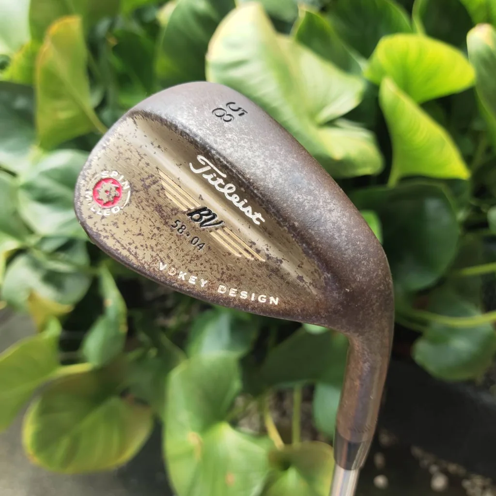 WEDGE Titleist VOKEY DESIGND SPIN MILLED จักรแดง ตัวโหด!!! องศา 58 BOUNCE 4 WEDGE Titleist VOKEY DESIGND SPIN MILLED จักรแดง ตัวโหด!!! องศา 58 BOUNCE 4